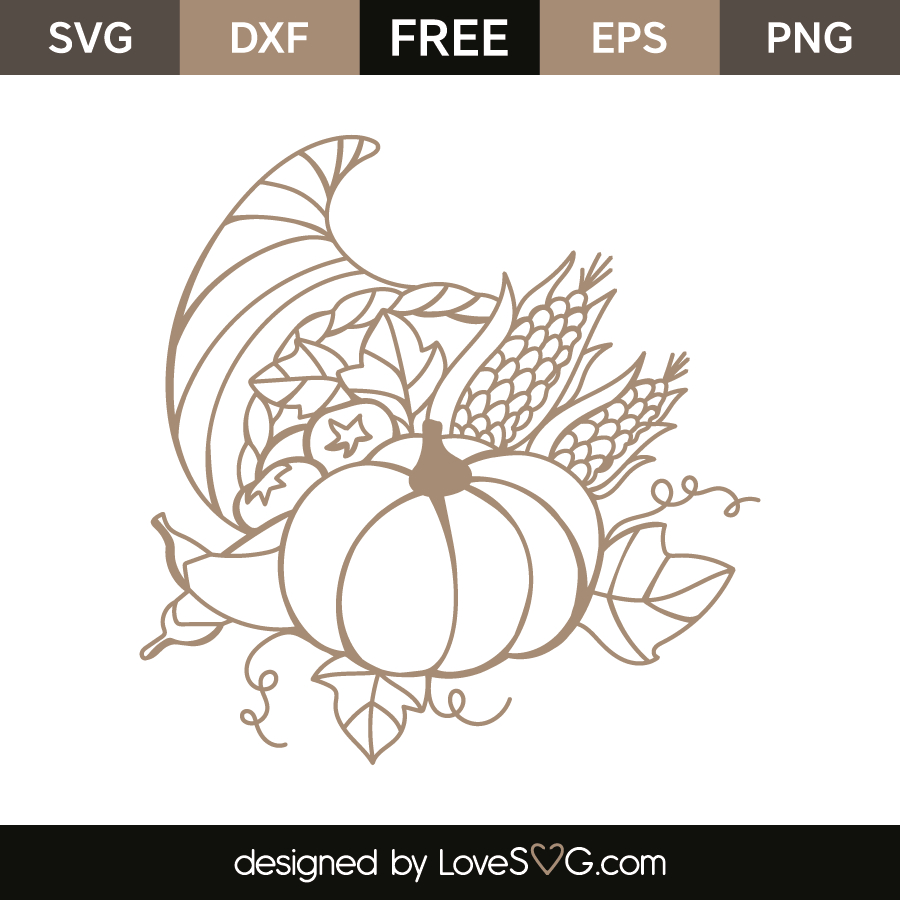 Free Printable Cornucopia Pattern - Printable Party Favors intended for Free Cornucopia Pattern Printables