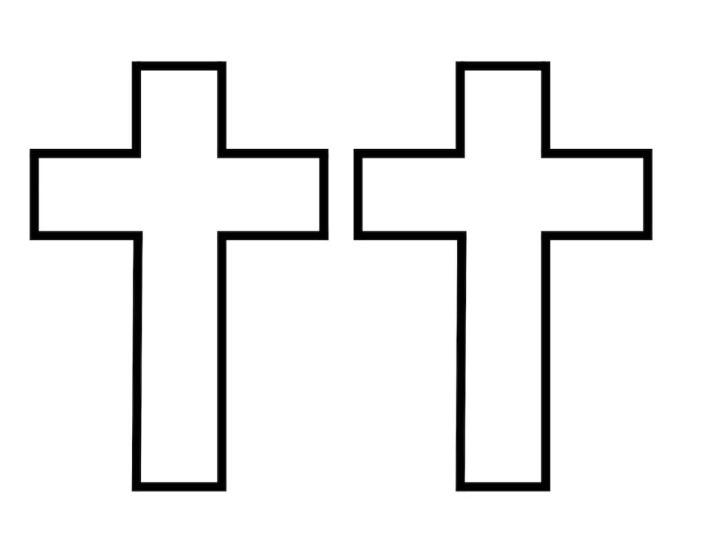 Free Printable Cross Stencils And Templates - Originalmom in Cross Template Free