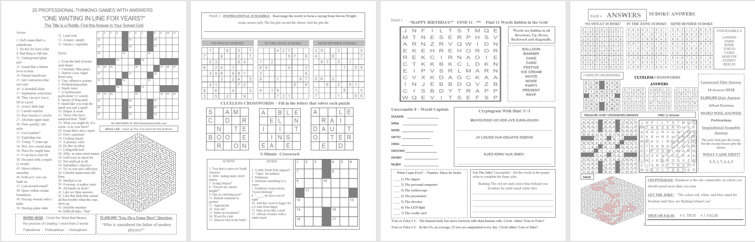 Free Printable Crossword Puzzlestimothy Parker, Download Free inside Free Printable Crosswords By Timothy Parker