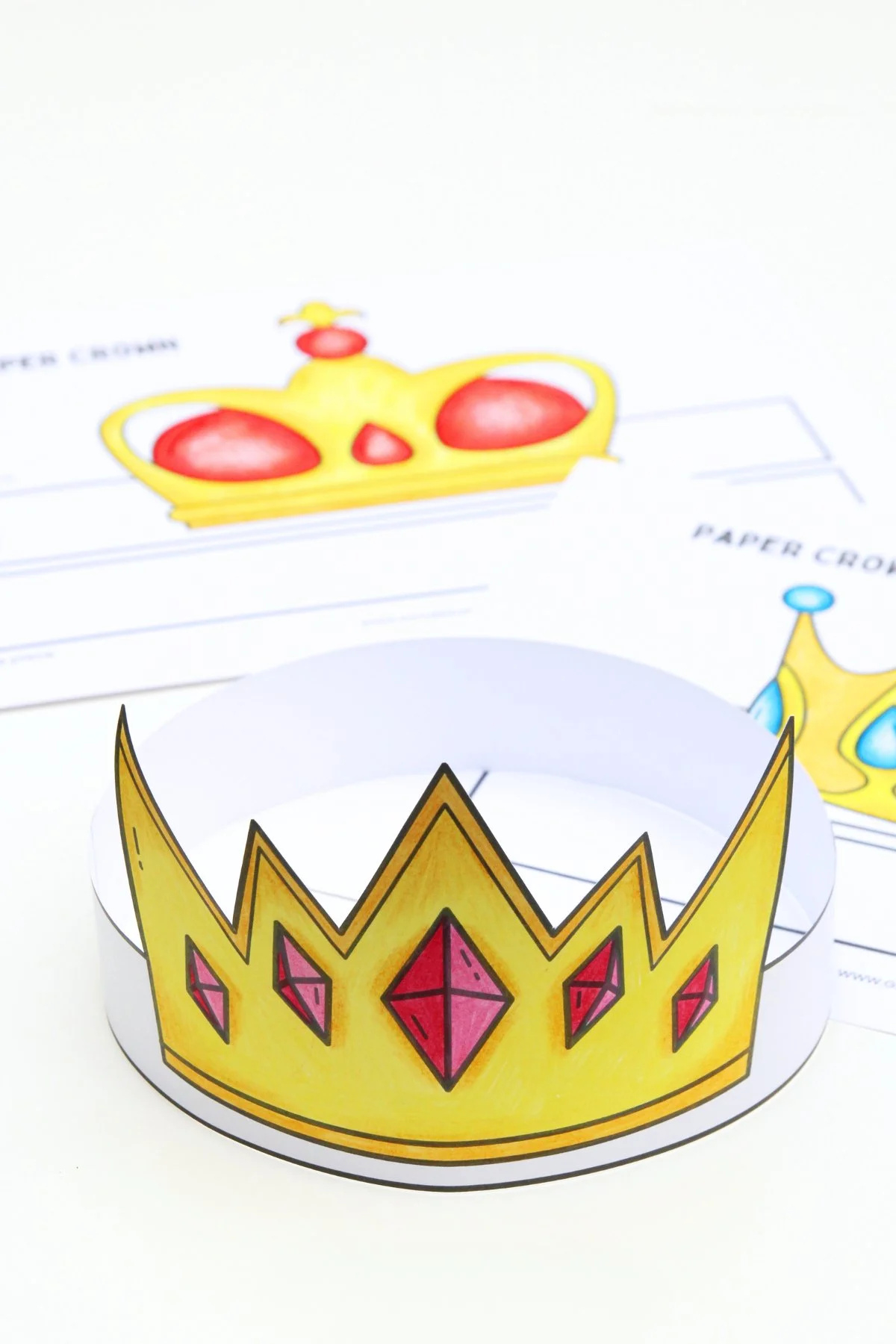 Free Printable Crown Templates — Gathering Beauty inside Free Princess Crown Template Printable