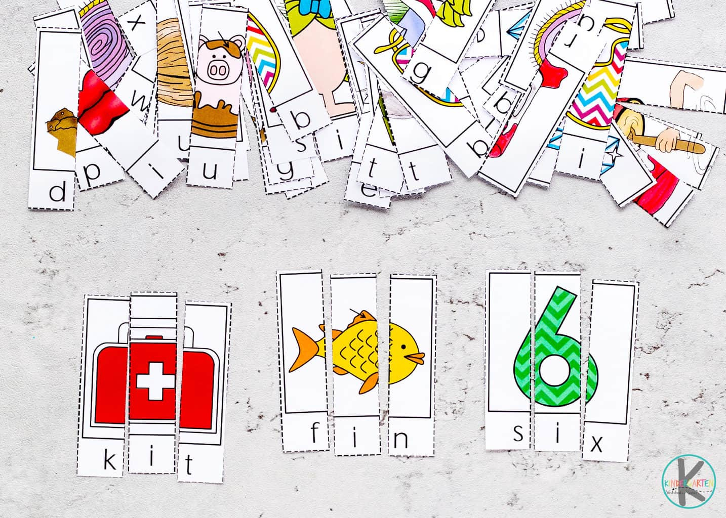 Free Printable Cvc Word Puzzles Activity For Kindergarten for Cvc Word Puzzles Free Printable