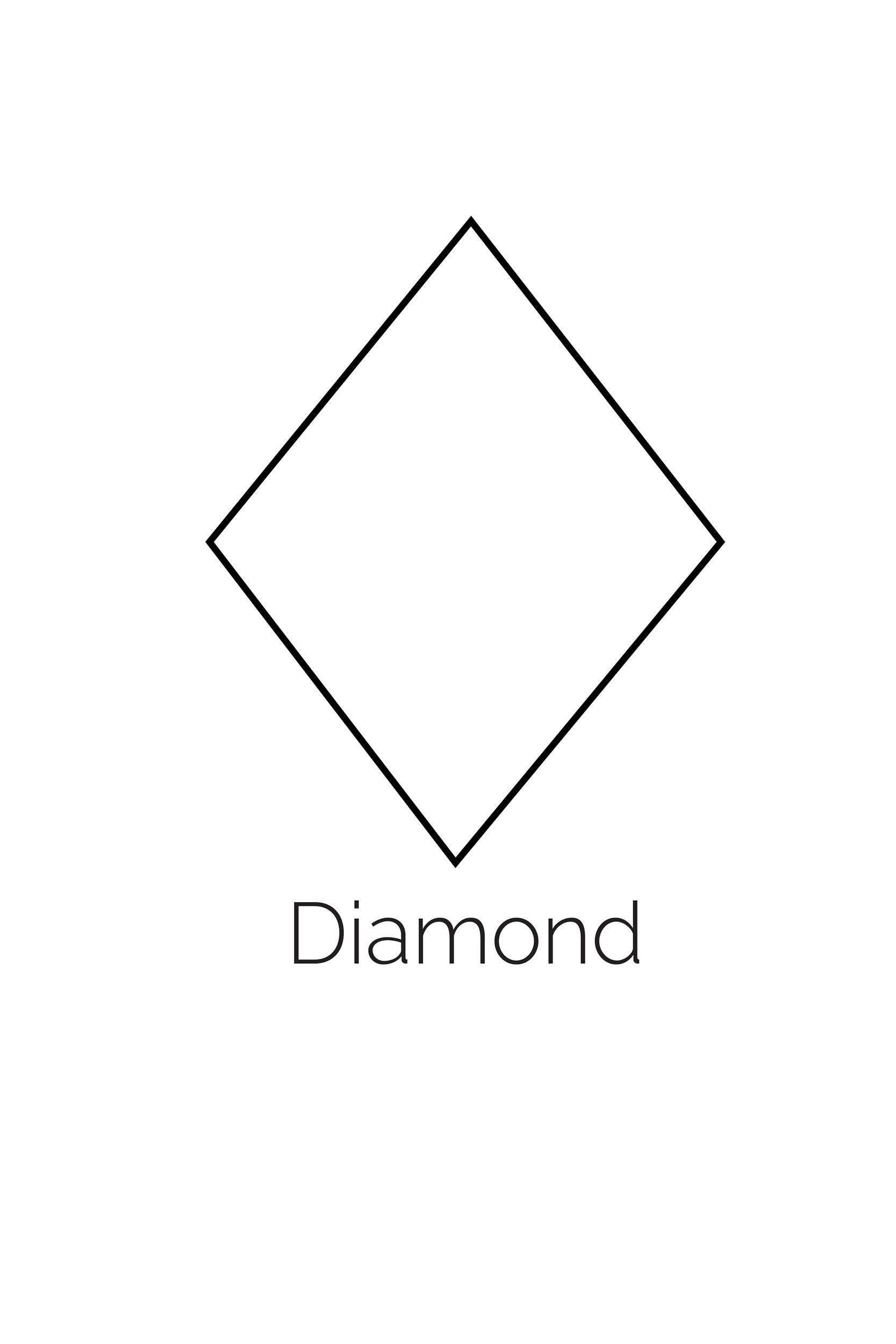 Free Printable Diamond Shape pertaining to Free Printable Diamond Stencils
