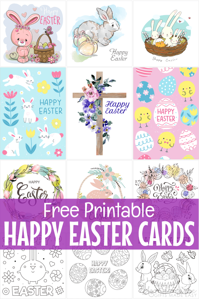 Free Printable Easter Cards &amp;amp; Easter Card Templates To Color throughout Free Printable Easter Cards For Daughter