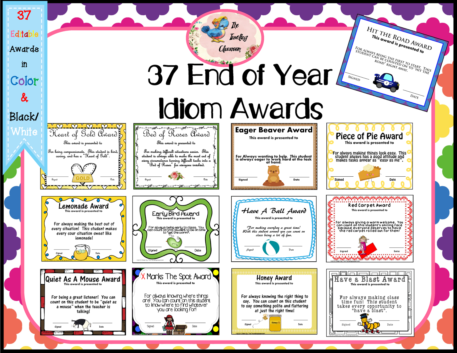Free Printable End Of The Year Awards For Students - Printable regarding End of the Year Awards Free Printable