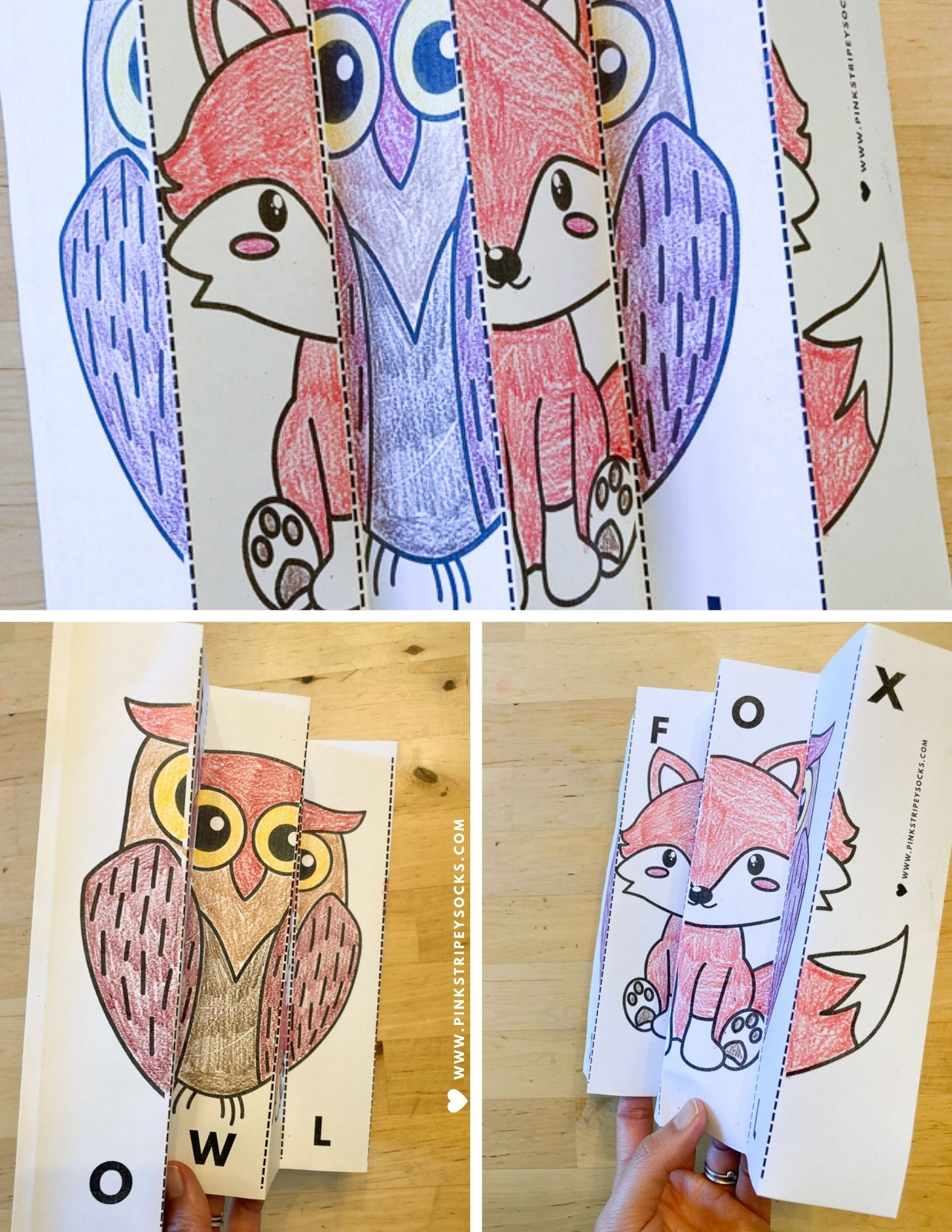 Free Printable Fall Agamographs | Pink Stripey Socks with regard to Agamograph Free Printable