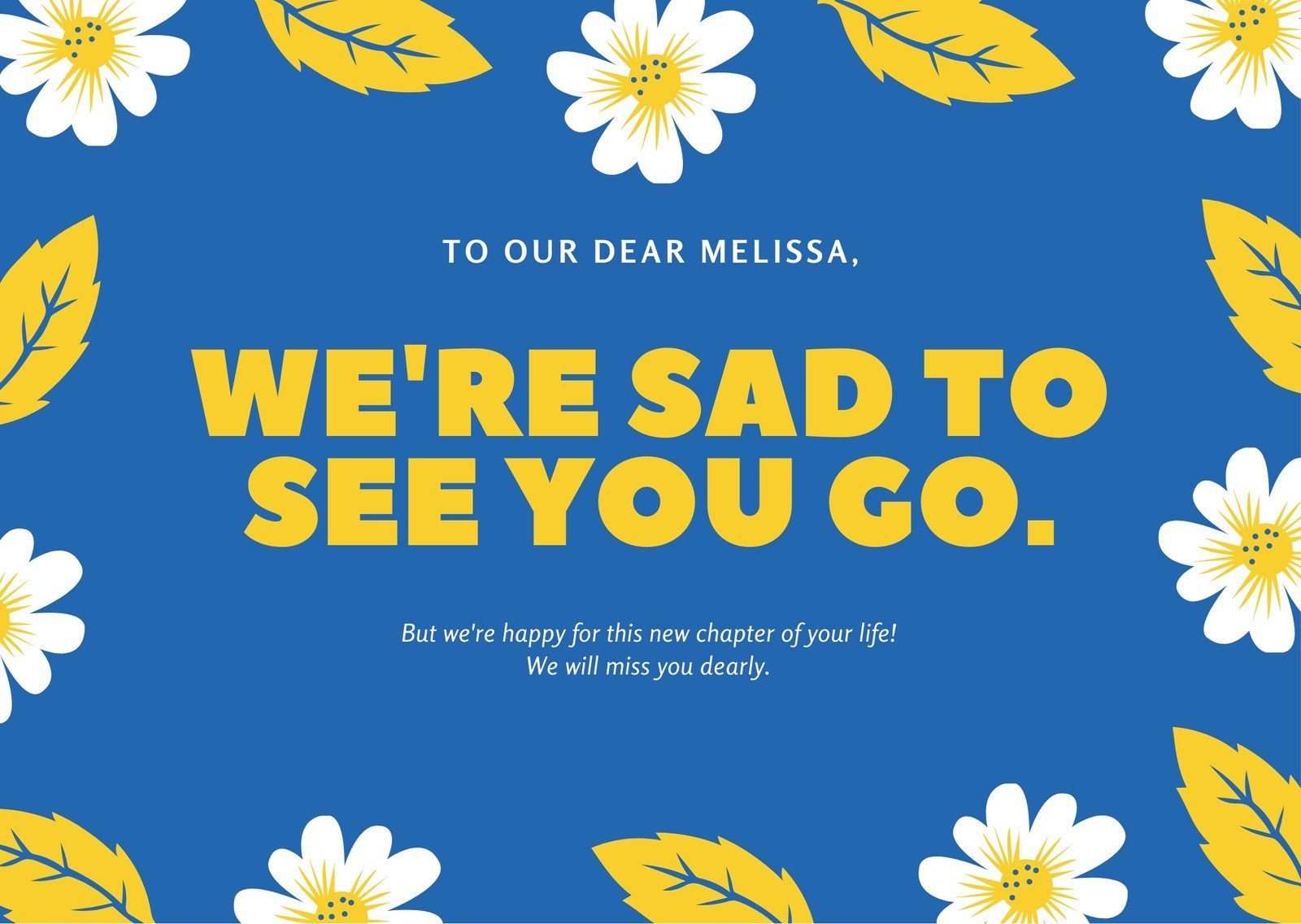 Free, Printable Farewell Card Templates To Personalize Online | Canva for We Will Miss You Cards For Coworker Printable Free