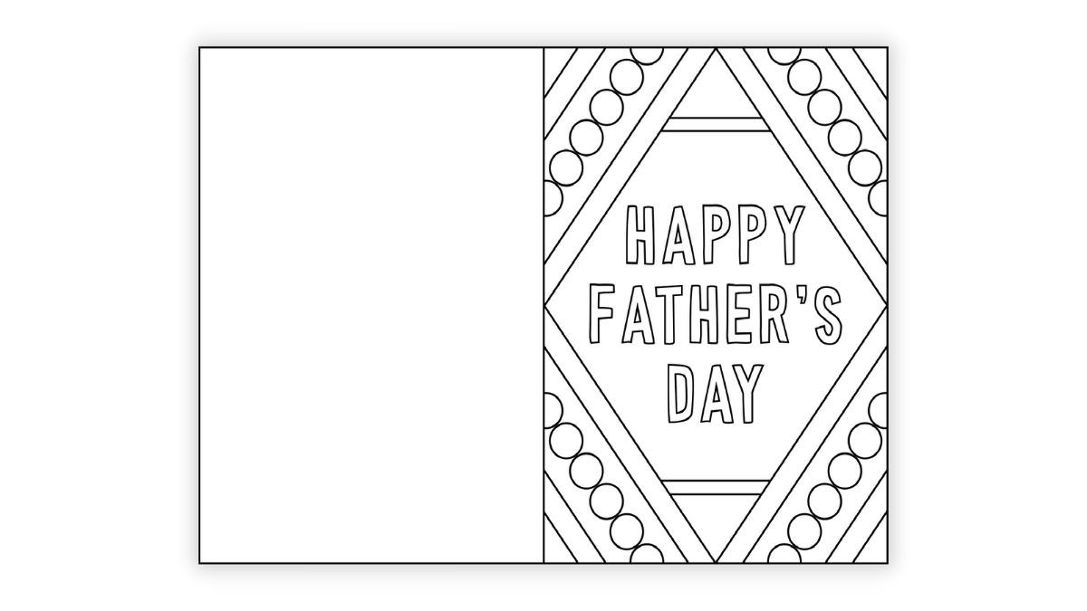 Free Printable Father'S Day Card To Color - The Craft-At-Home Family inside Free Fathers Day Printable Cards For Grandpa