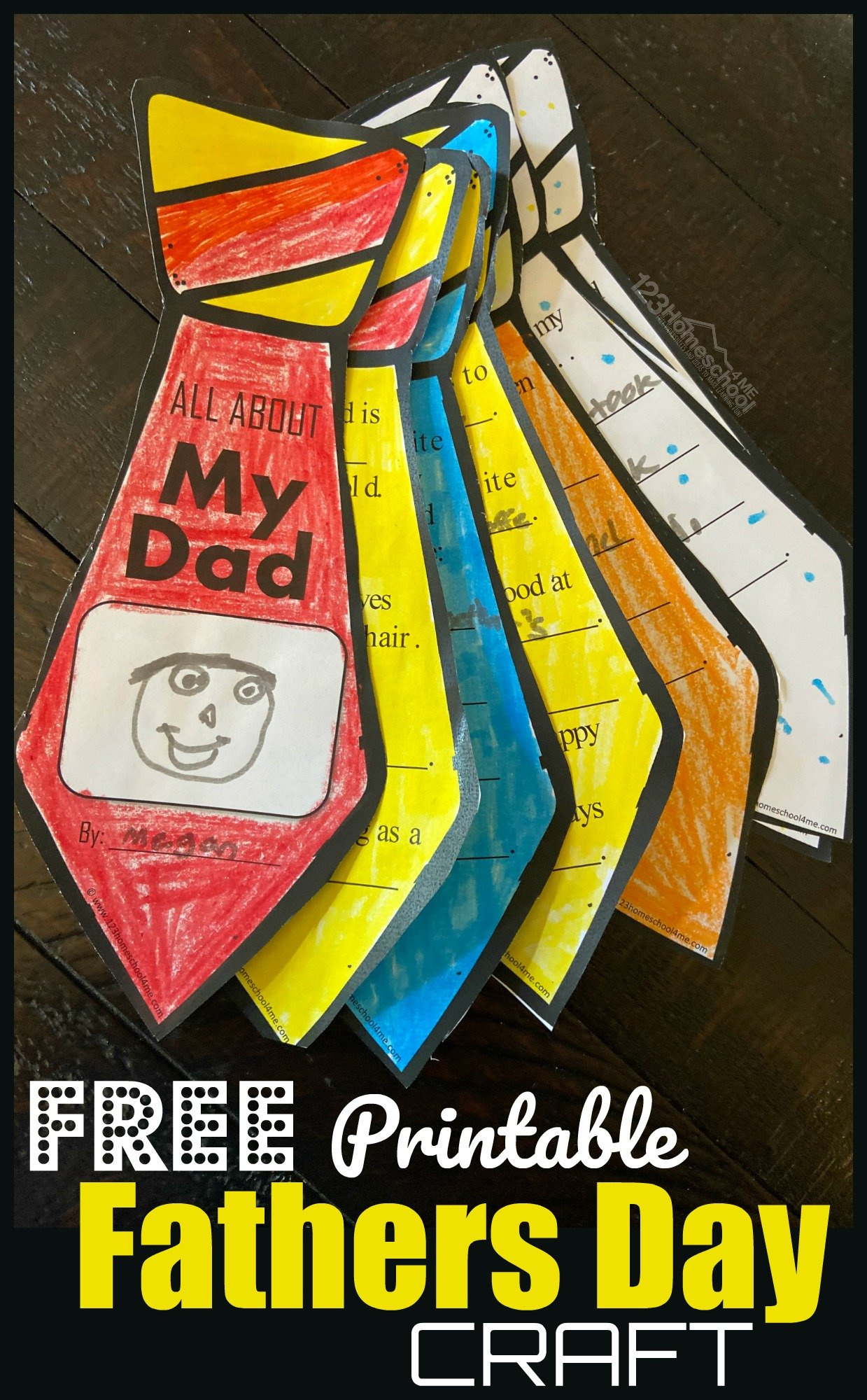 Free Printable Fathers Day Craft within Free Printable Preschool Fathers Day Crafts