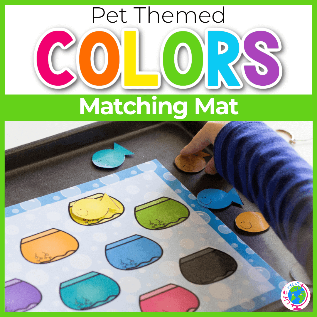 Free Printable Fishbowl Color Matching Activity pertaining to Free Color Matching Printables