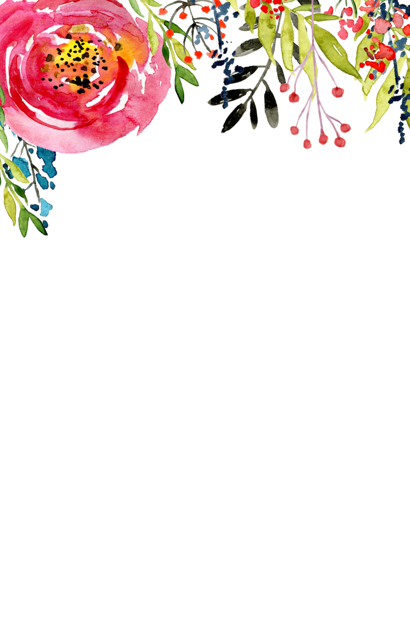 Free Printable Floral Stationery - Paper Trail Design within Free Printable Floral Stationery Paper