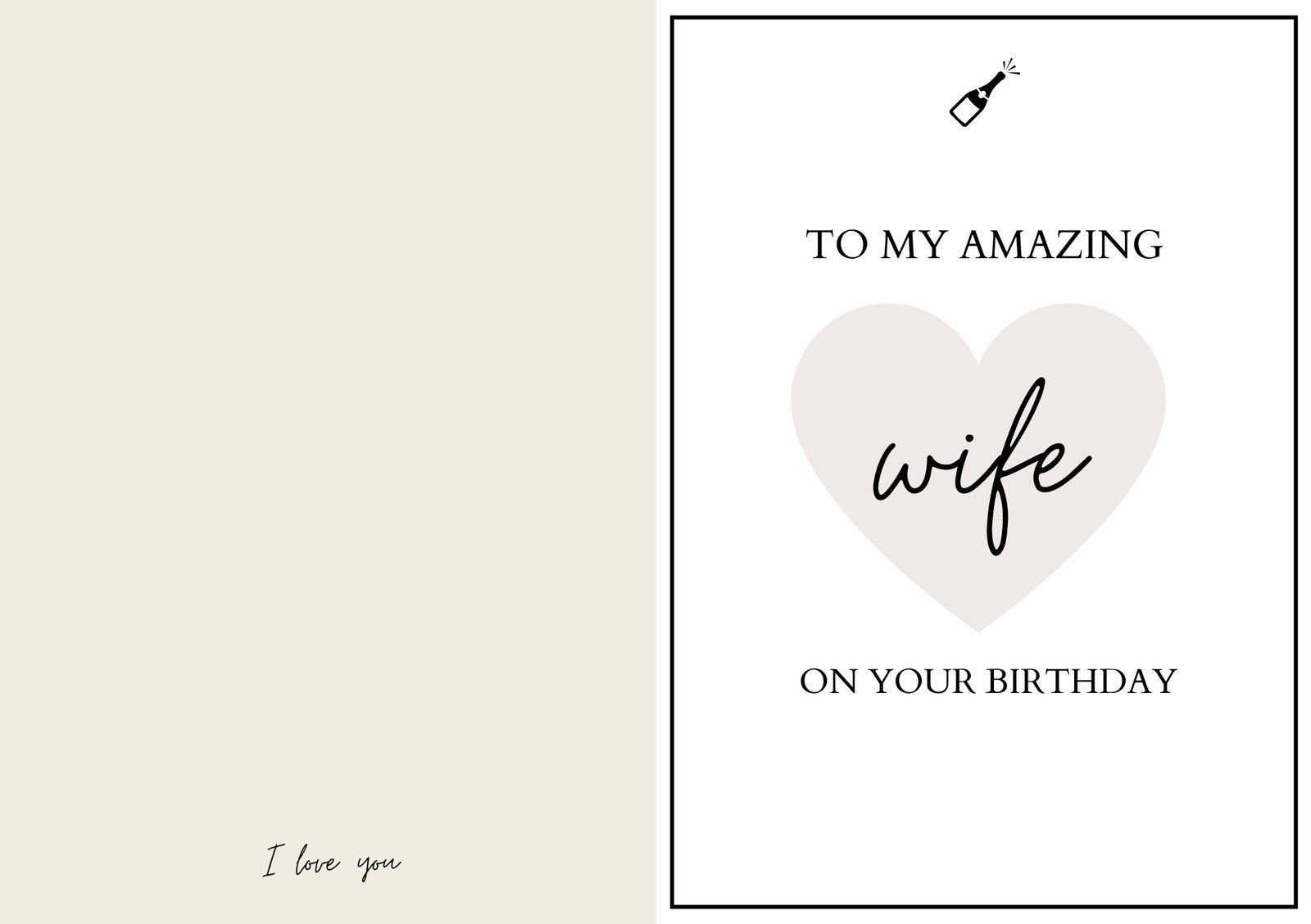 Free Printable Folded Card Templates To Customize Online | Canva inside Free Printable Foldable Cards