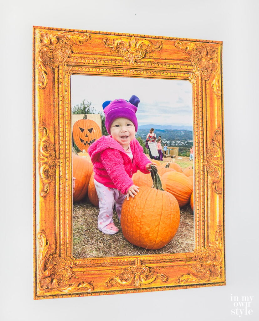 Free Printable Frame For Your Fridge Photos - In My Own Style regarding Free Printable Paper Picture Frames