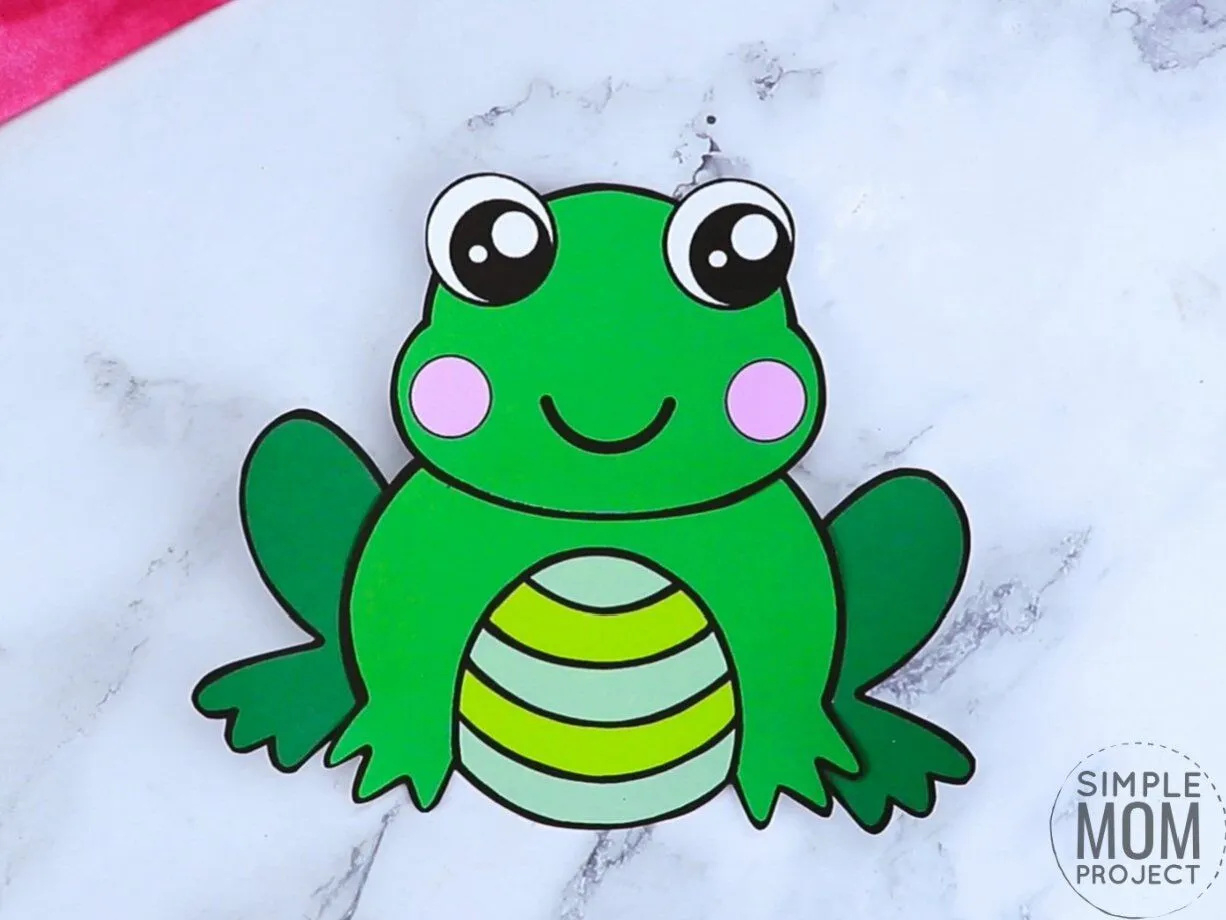 Free Printable Frog Craft Template – Simple Mom Project for Free Frog Printable Patterns