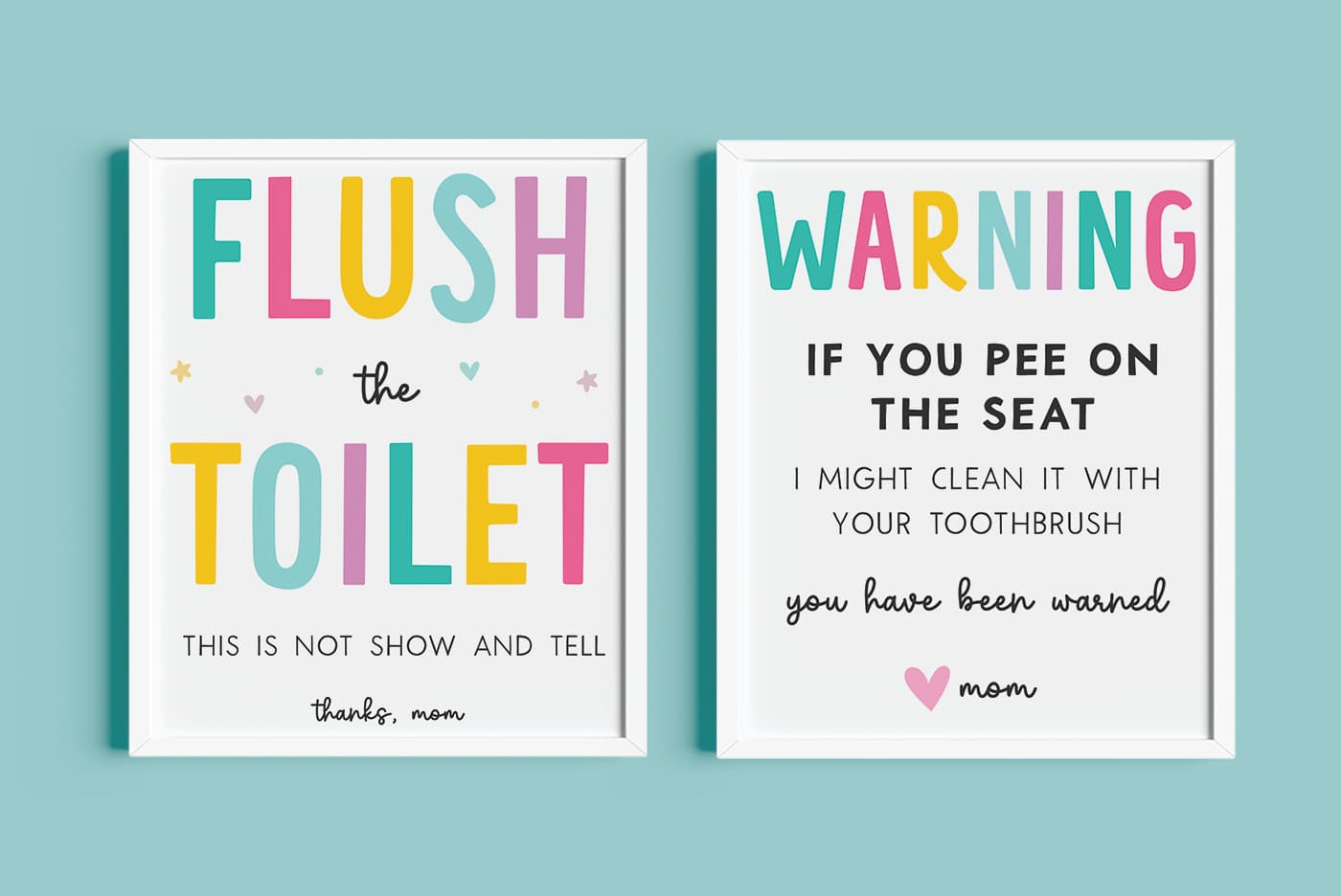Free Printable Funny Kids Bathroom Signs - Favorite Printables regarding Free Printable Please Flush Toilet Sign
