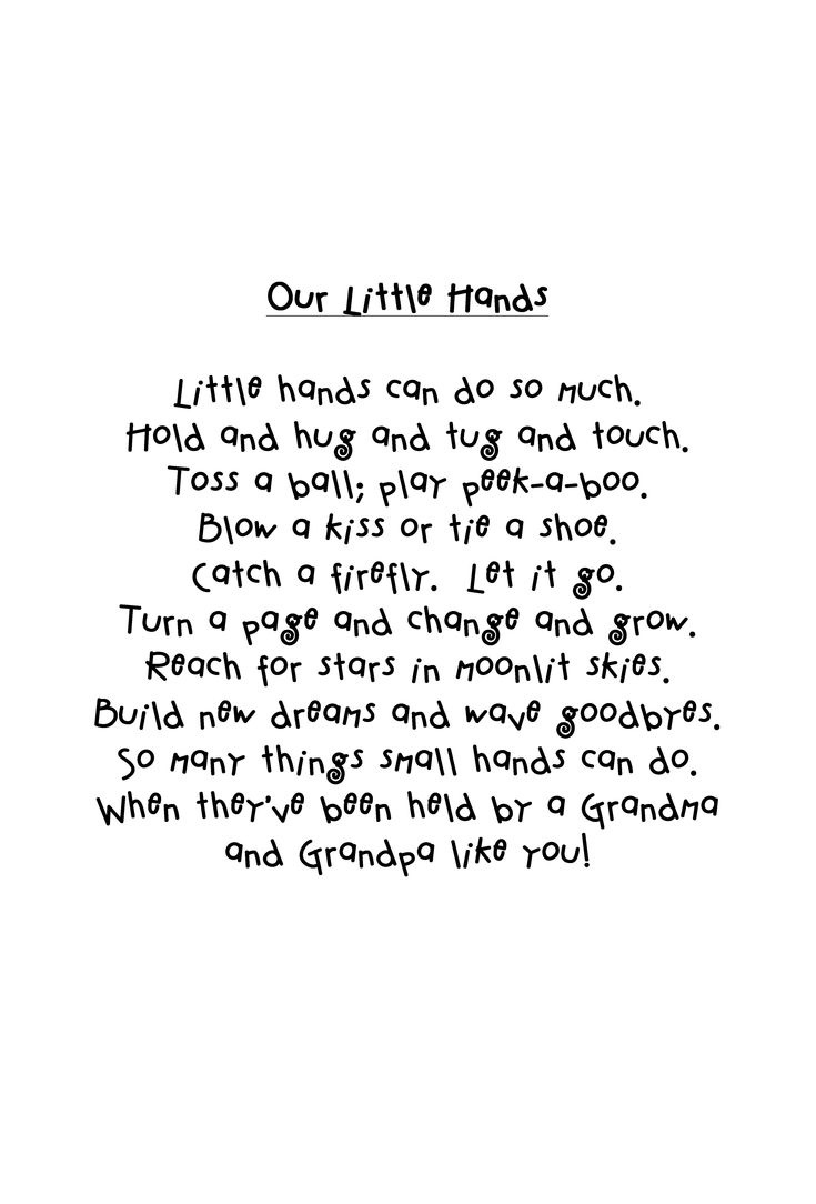 Free Printable Grandparents Poems within Free Printable Grandparents Day Poems
