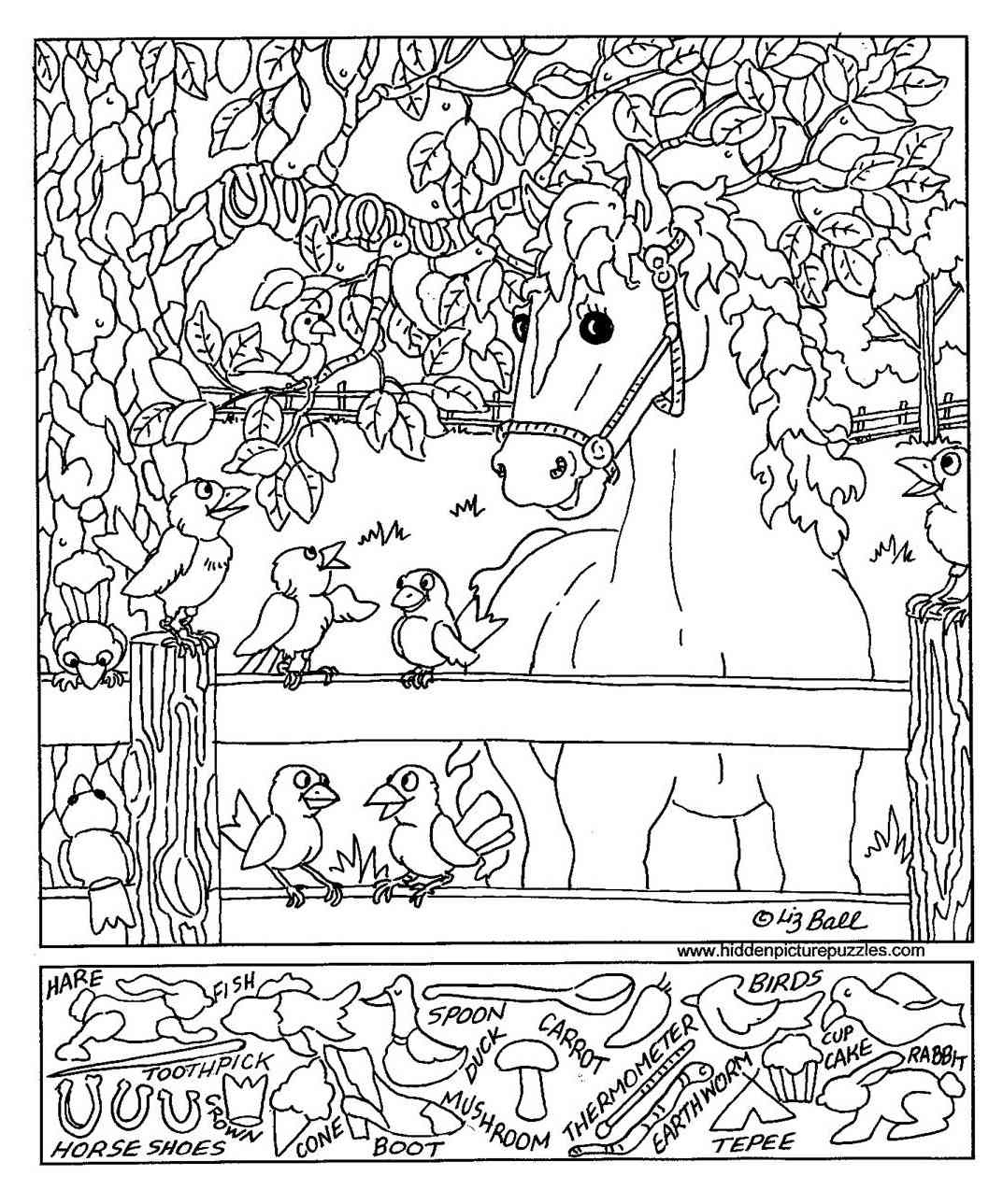 Free, Printable Hidden Picture Puzzles For Kids - Worksheets Library regarding Free Printable Hidden Pictures