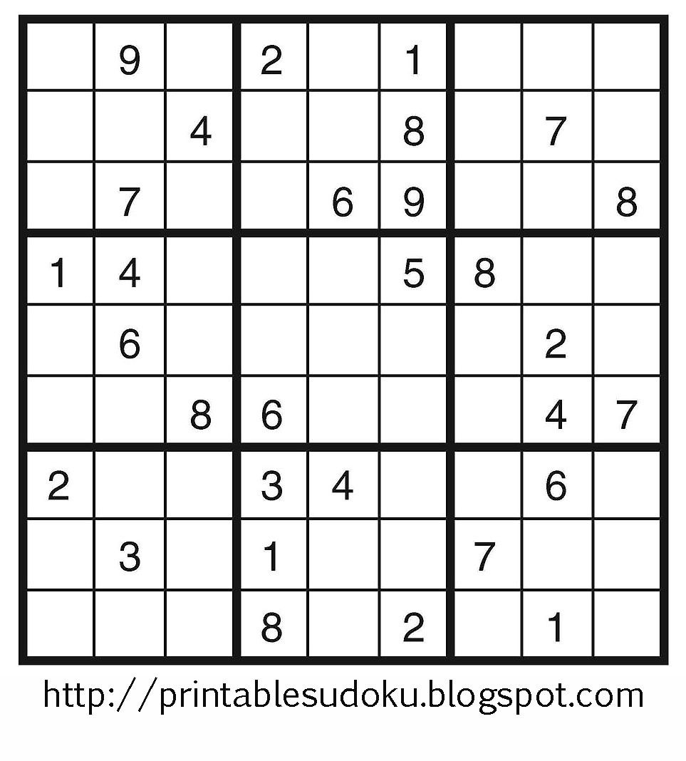 Free Printable Large Print Sudoku Puzzles | Larrylorodcturta1982'S regarding Free Printable Sudoku Medium