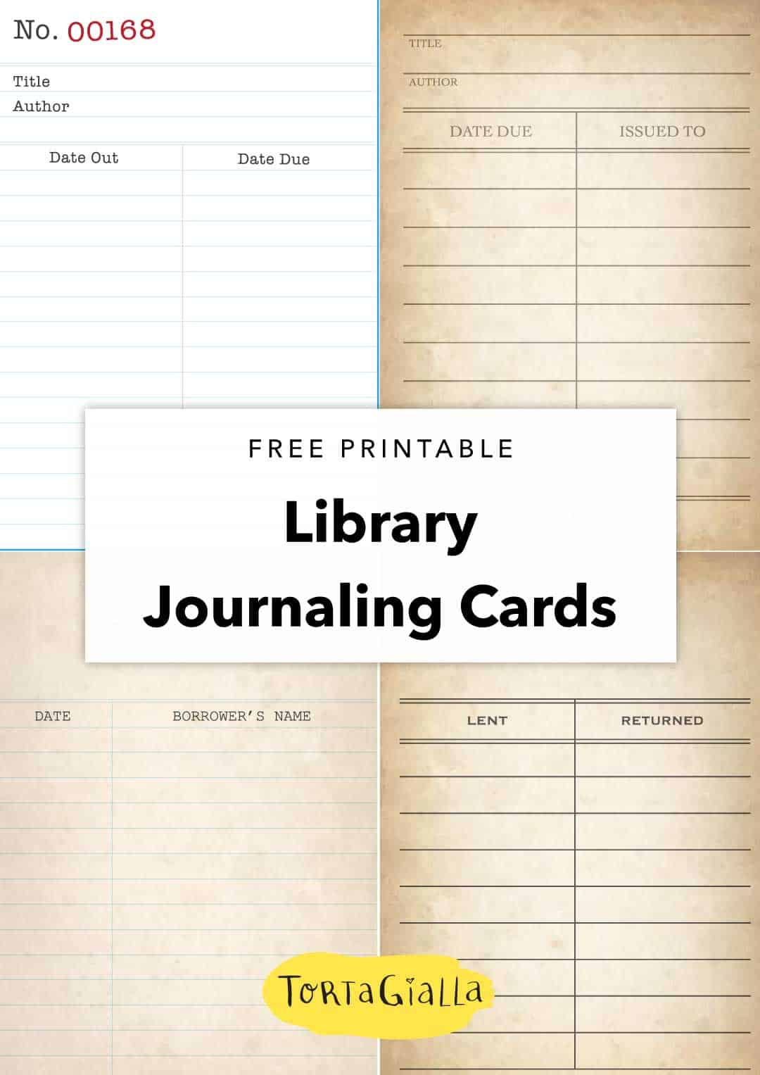 Free Printable Library Card Template - Tortagialla with Free Library Printables