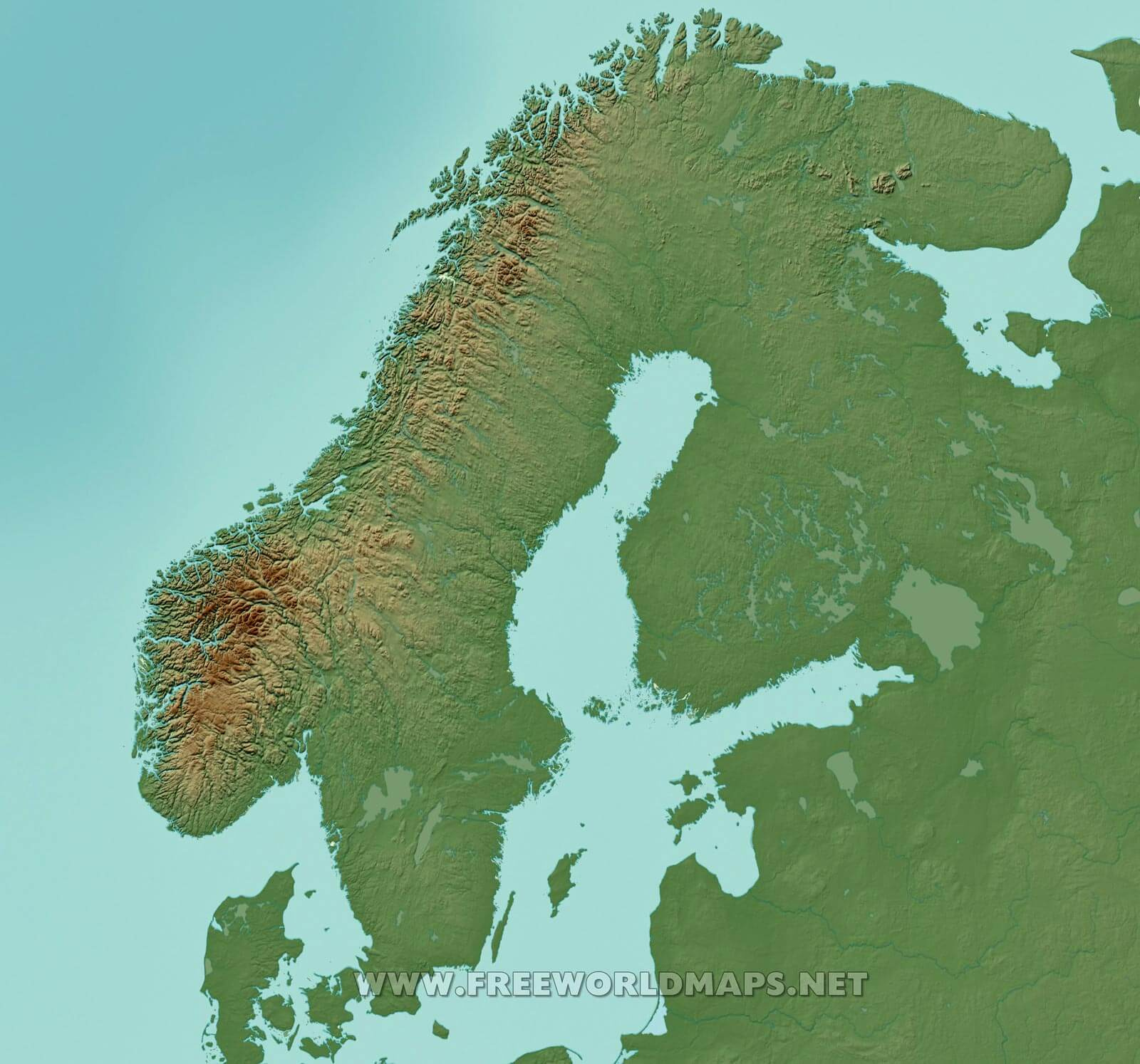 Free Printable Maps Of Scandinavia for Free Printable Map Of Scandinavia