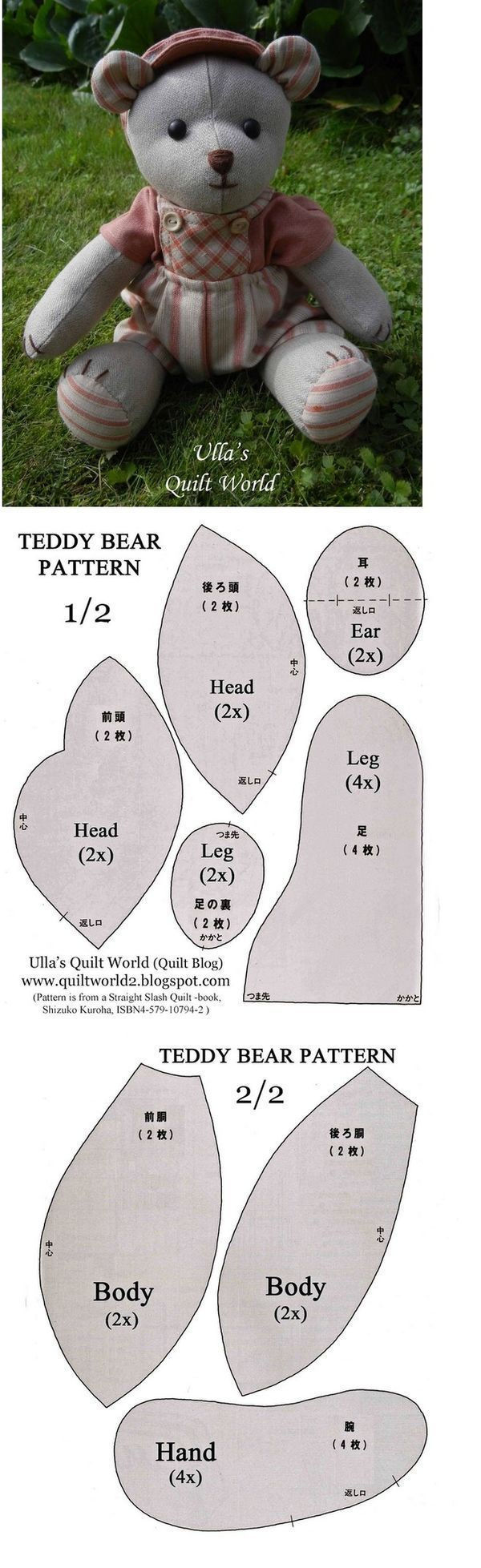 Free Printable Memory Bear Patterns : Memory Bear Pattern Free within Free Printable Memory Teddy Bear Pattern