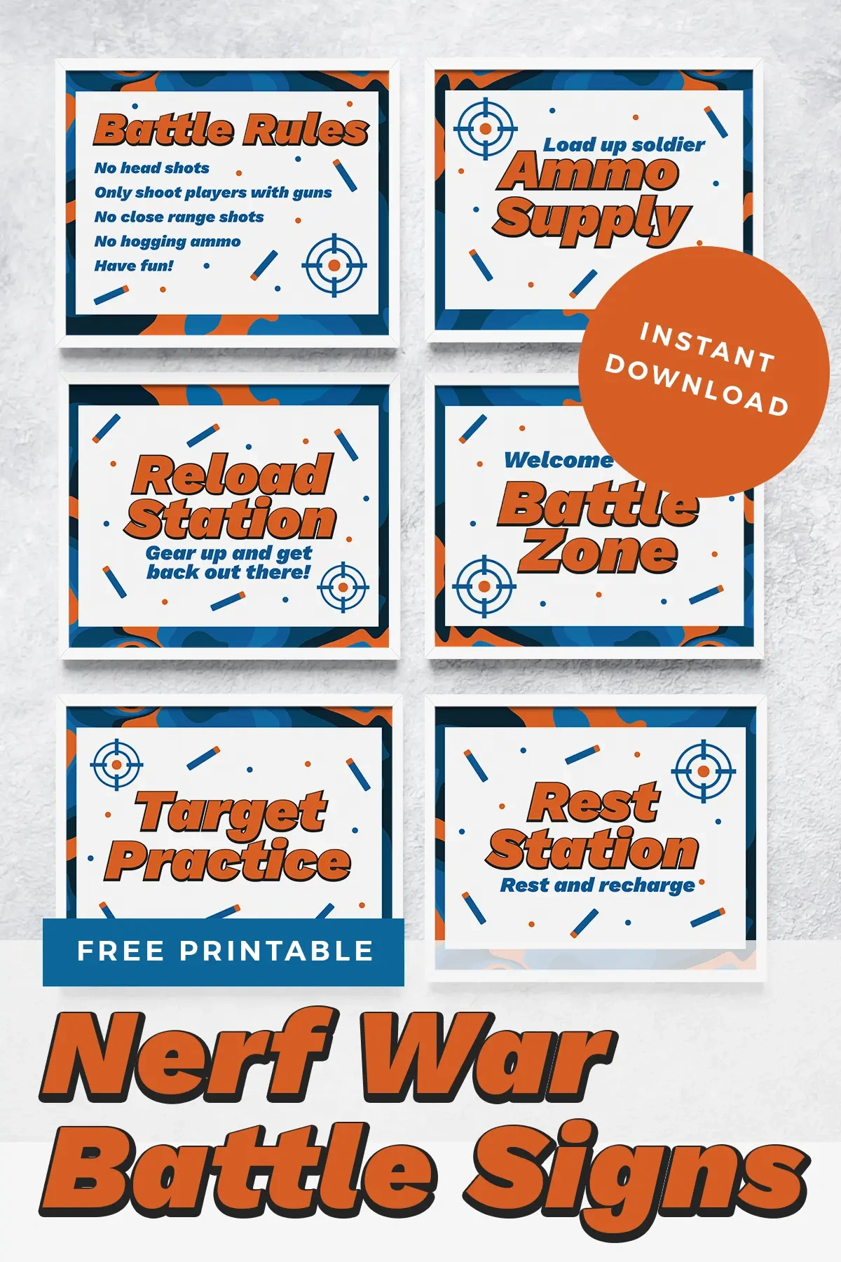 Free Printable Nerf War Sign - Favorite Printables pertaining to Free Nerf Printables
