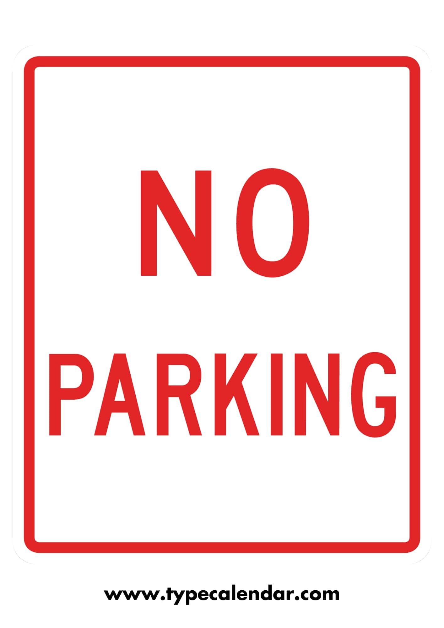 Free Printable No Parking Sign Templates [Pdf] With Arrow intended for Template Free Free Printable No Parking Signs