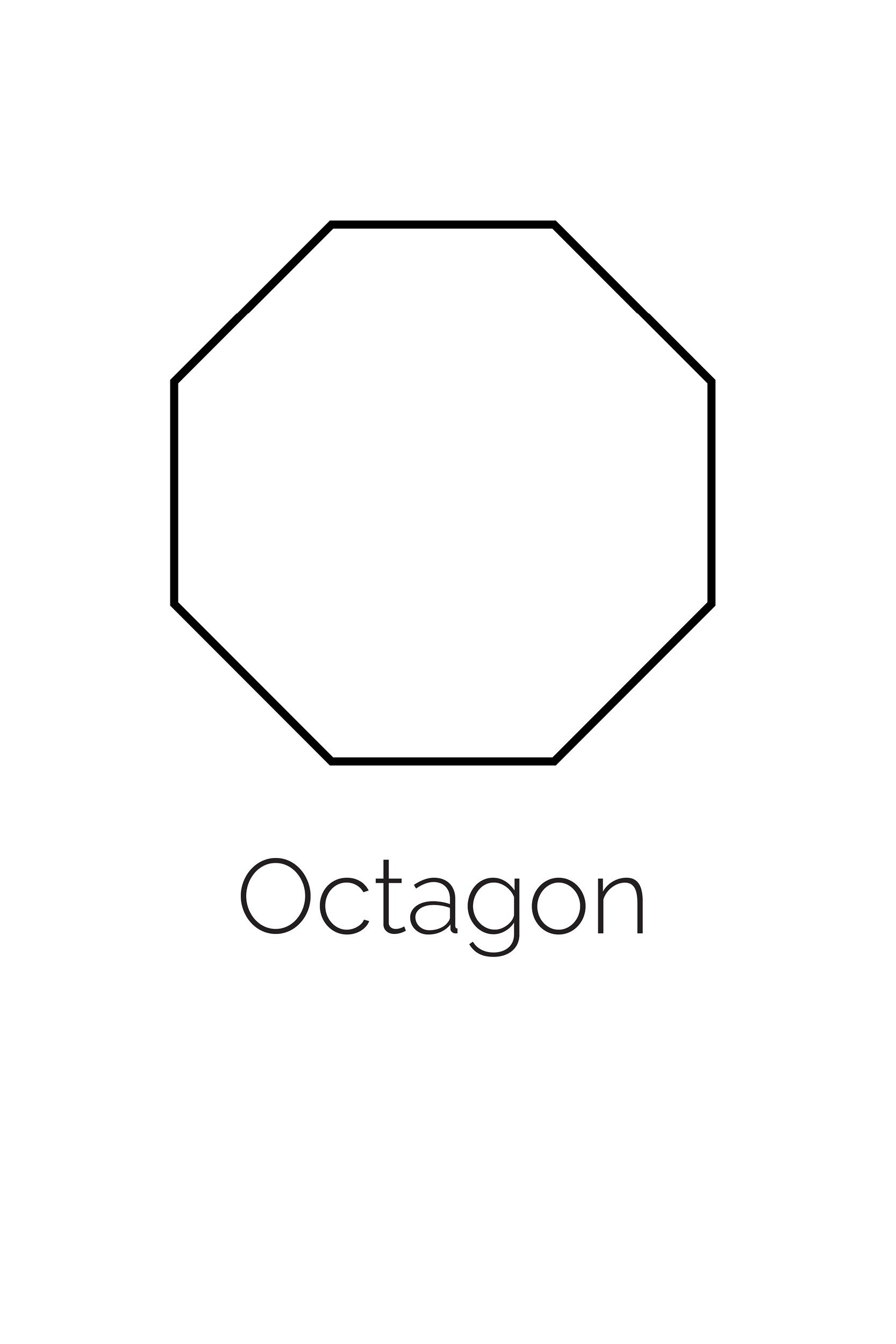 Free Printable Octagon Shape with regard to Free Printable Octagon Shape