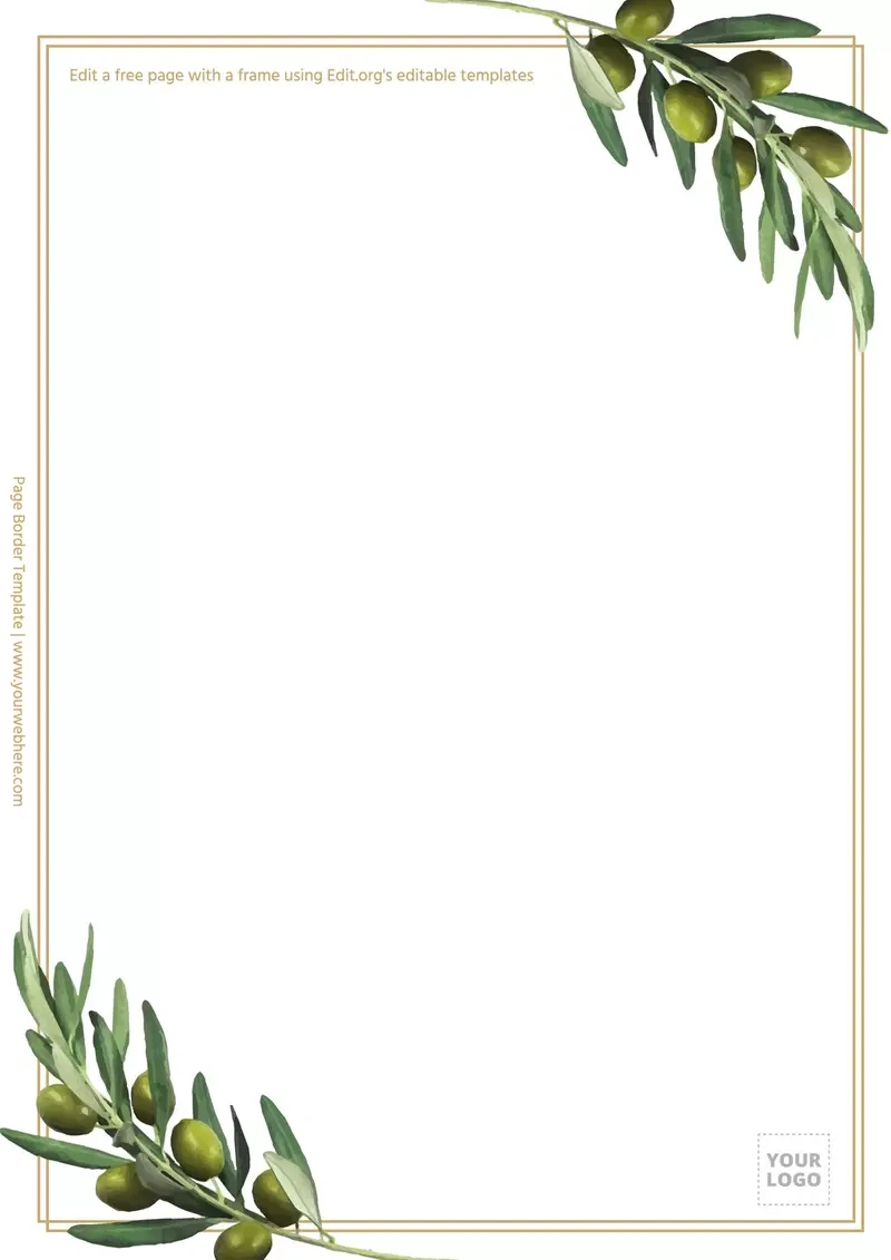 Free Printable Page Border Templates inside Free Printable Paper Picture Frames