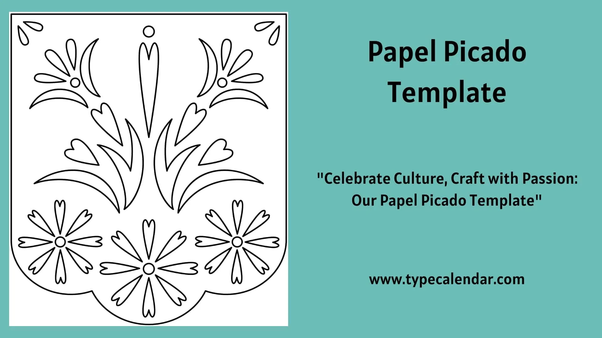 Free Printable Papel Picado Templates - Mexican Banner [Pdf] with regard to Printable Papel Picado Patterns Free