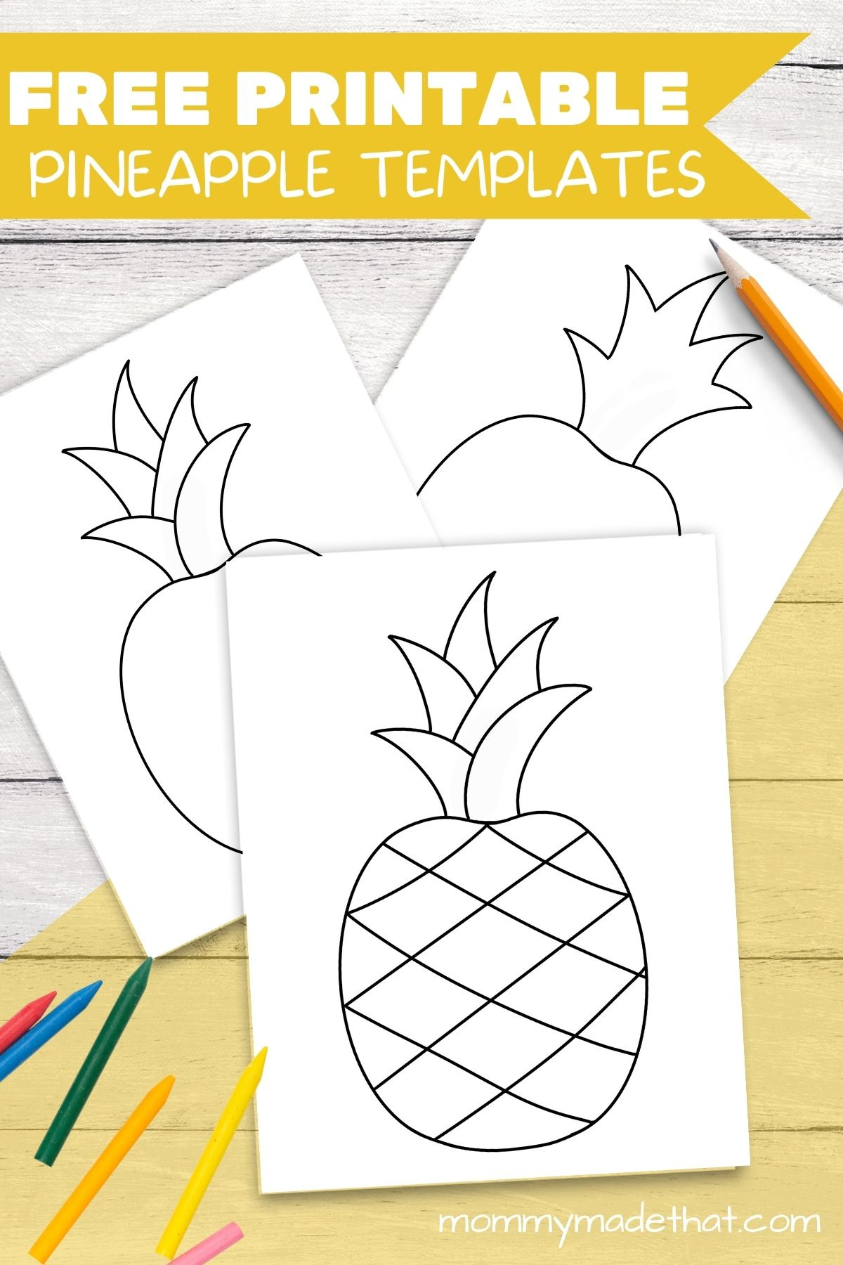Free Printable Pineapple Templates & Outlines intended for Free Printable Pineapple