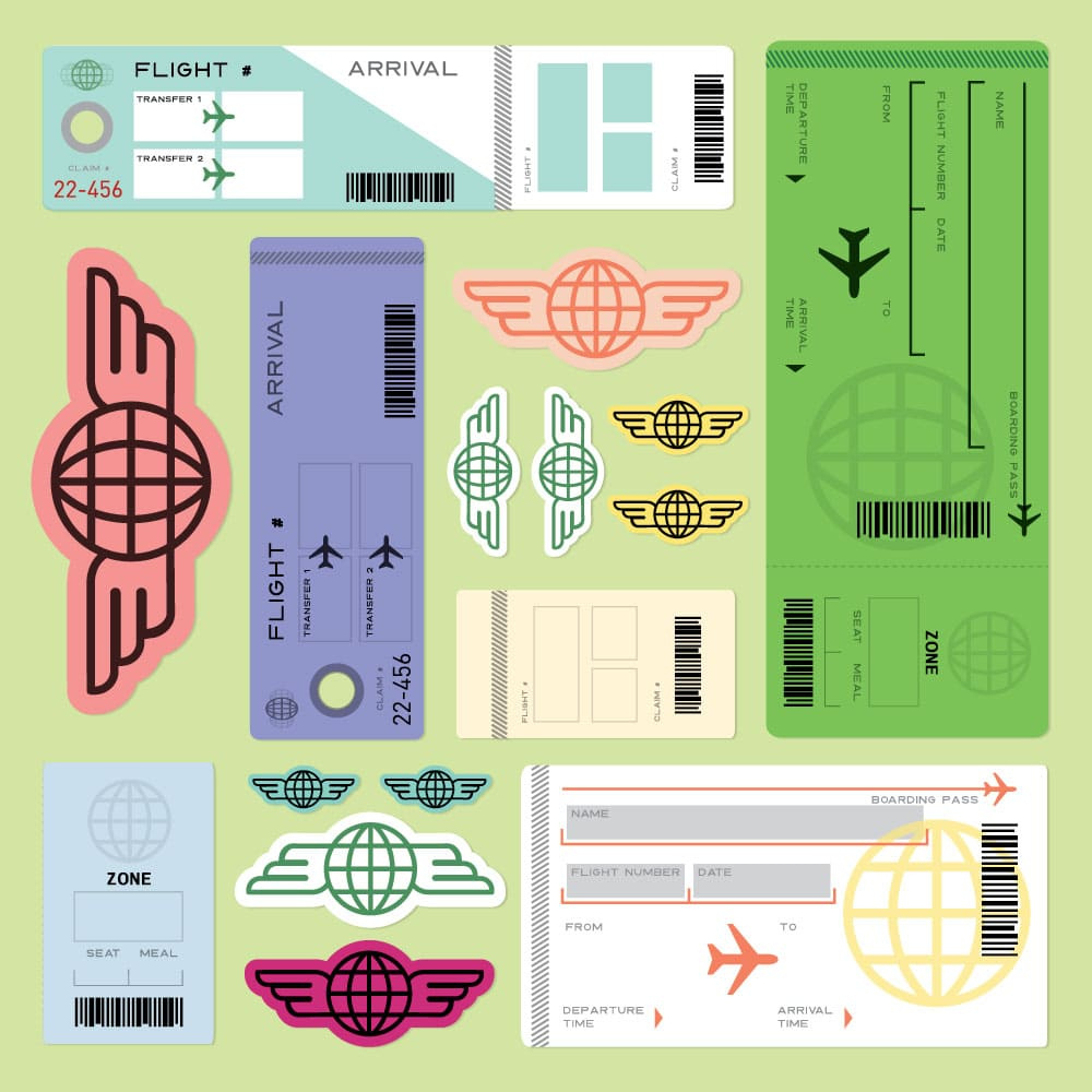 Free Printable Plane Tickets - An Instant Travel Surprise! inside Free Airport Role Play Printables