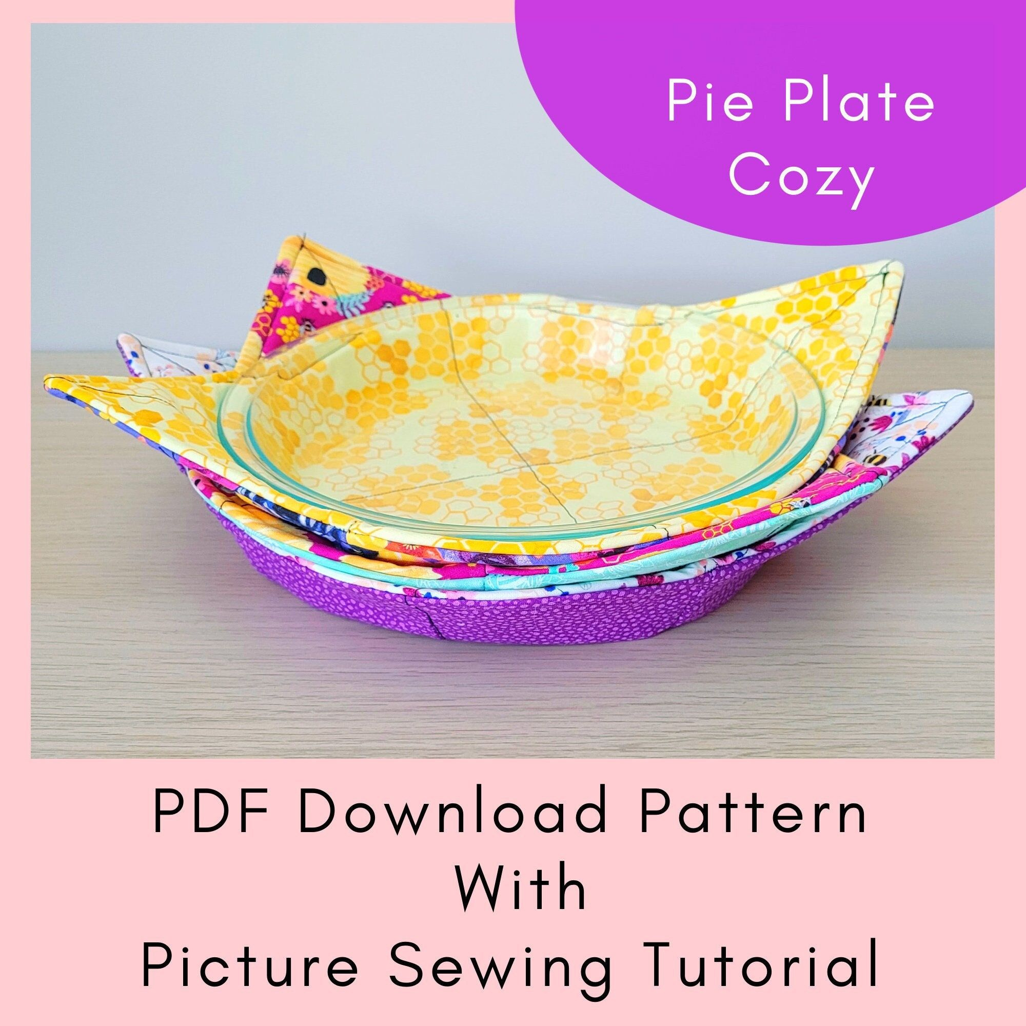 Free Printable Plate Cozy Pattern - Sewing Pattern Library for Free Printable Plate Cozy Pattern
