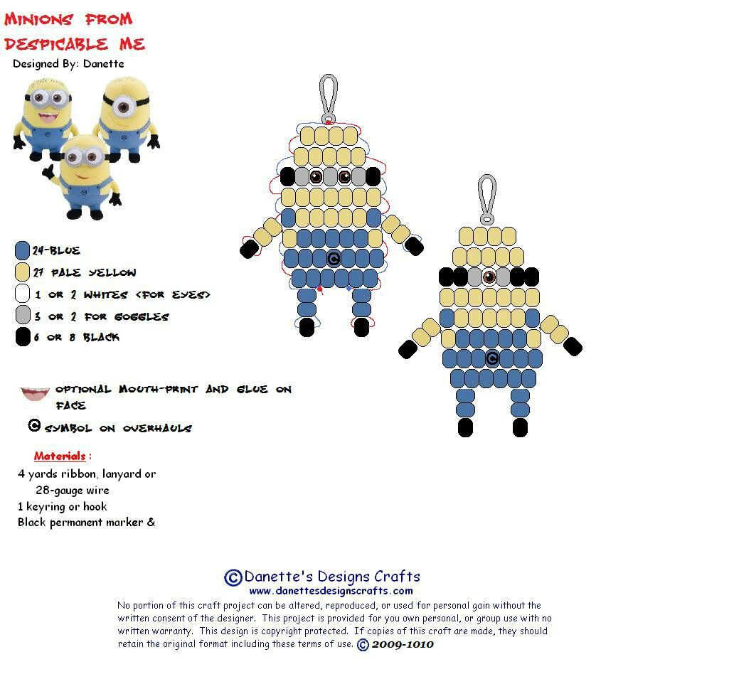 Free Printable Pony Bead Patterns - Sewing Pattern Library for Printable Pony Bead Patterns