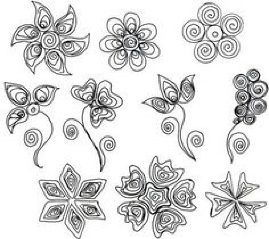 Free Printable Quilling Patterns For Beginners - Printable regarding Paper Quilling Free Printable Patterns