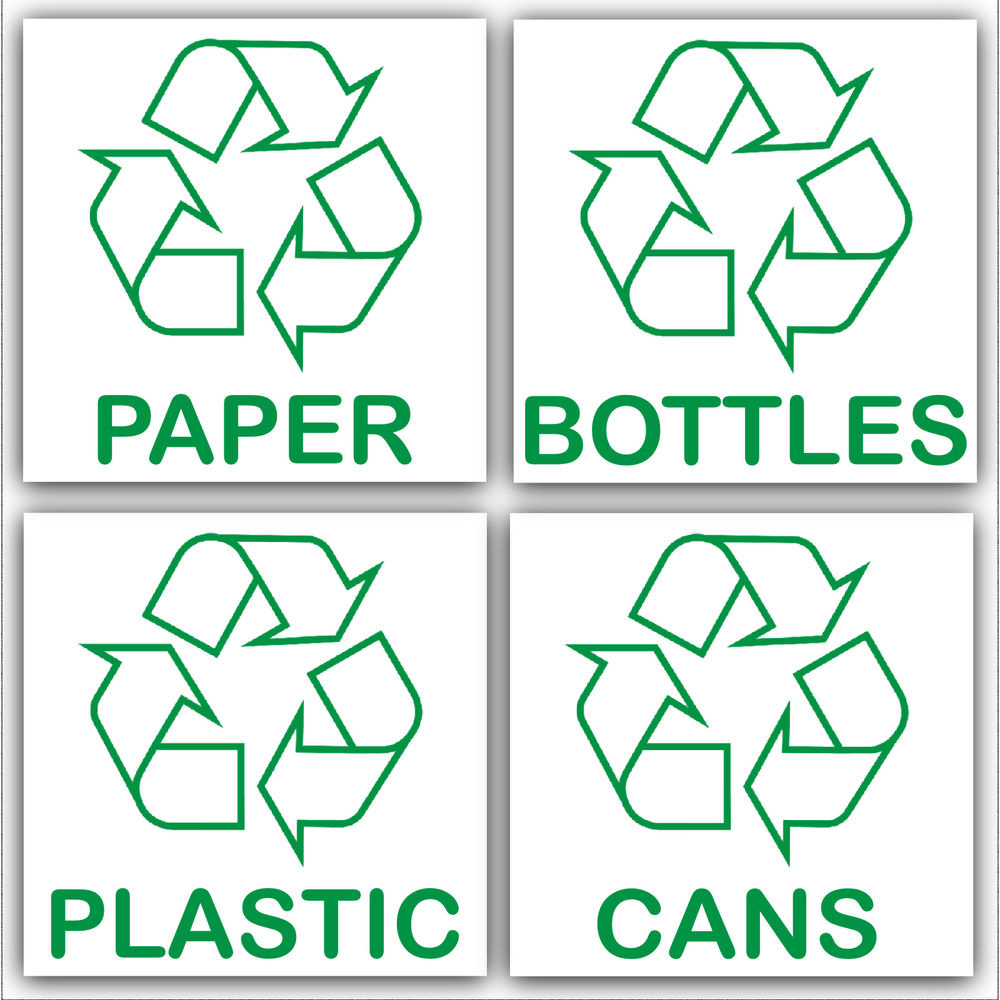 Free Printable Recycling Signs For Bins - Printable Party Favors inside Free Printable Recycling Signs