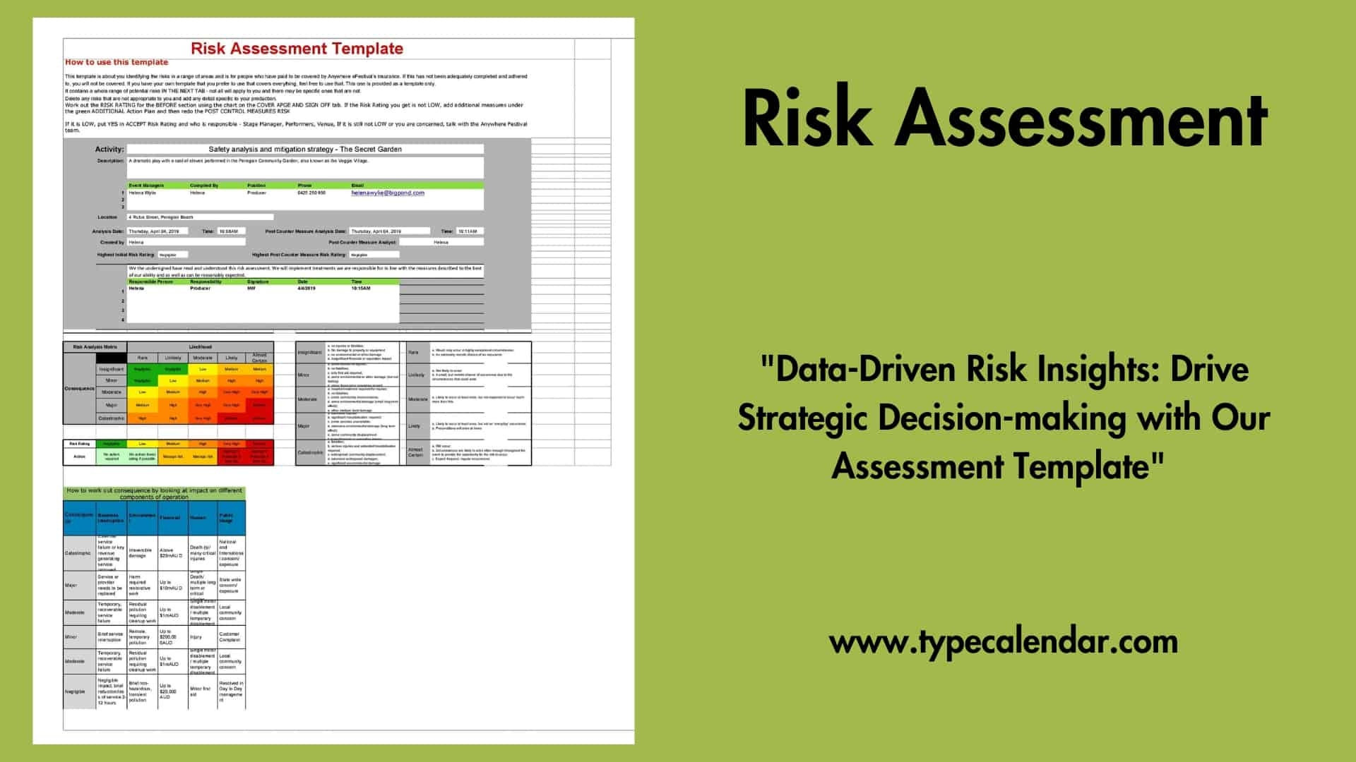 Free Printable Risk Assessment Templates [Excel, Word, Pdf] Examples for Free Hazop Template