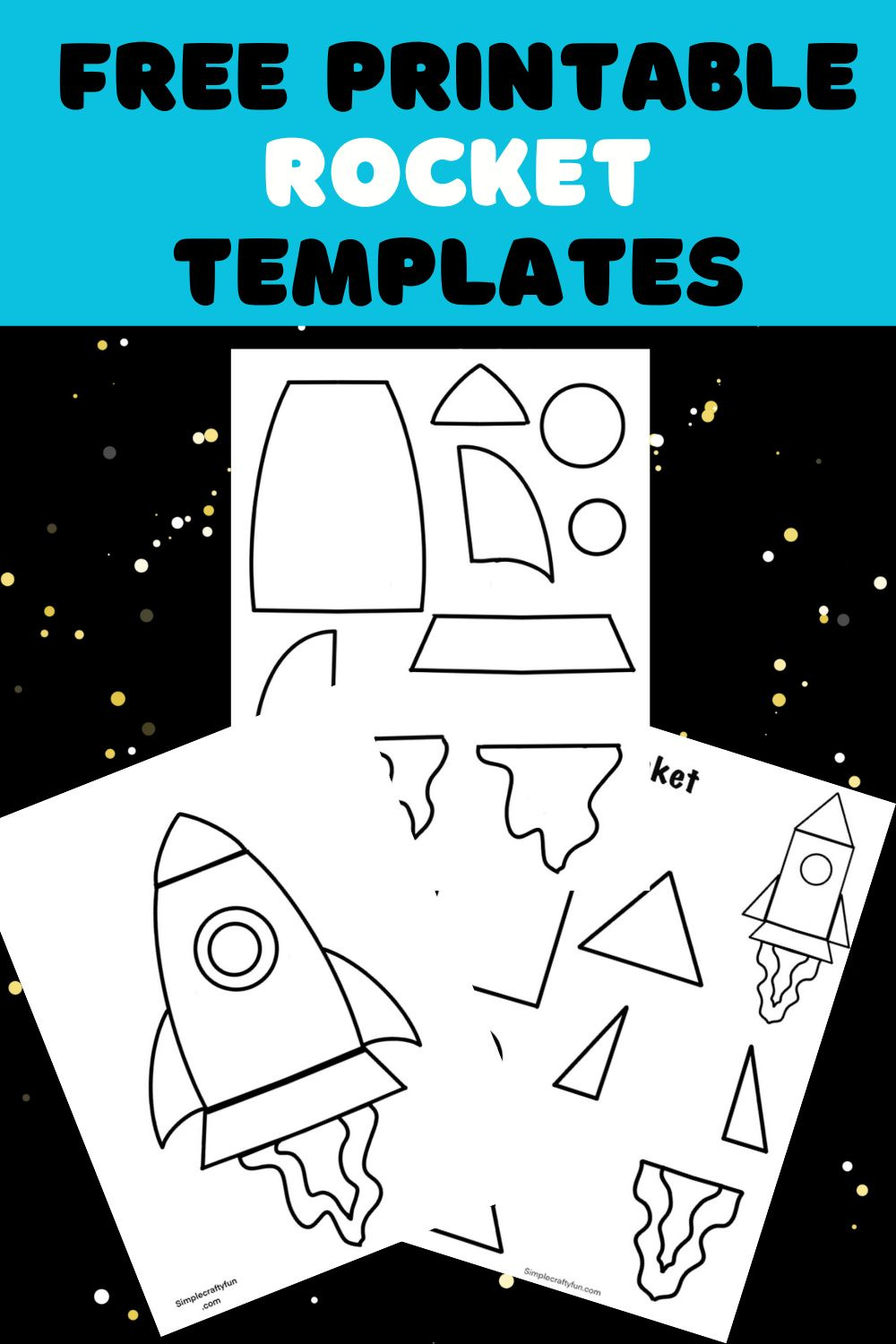 Free Printable Rocket Ship Template - for Free Printable Rocket Ship Templates