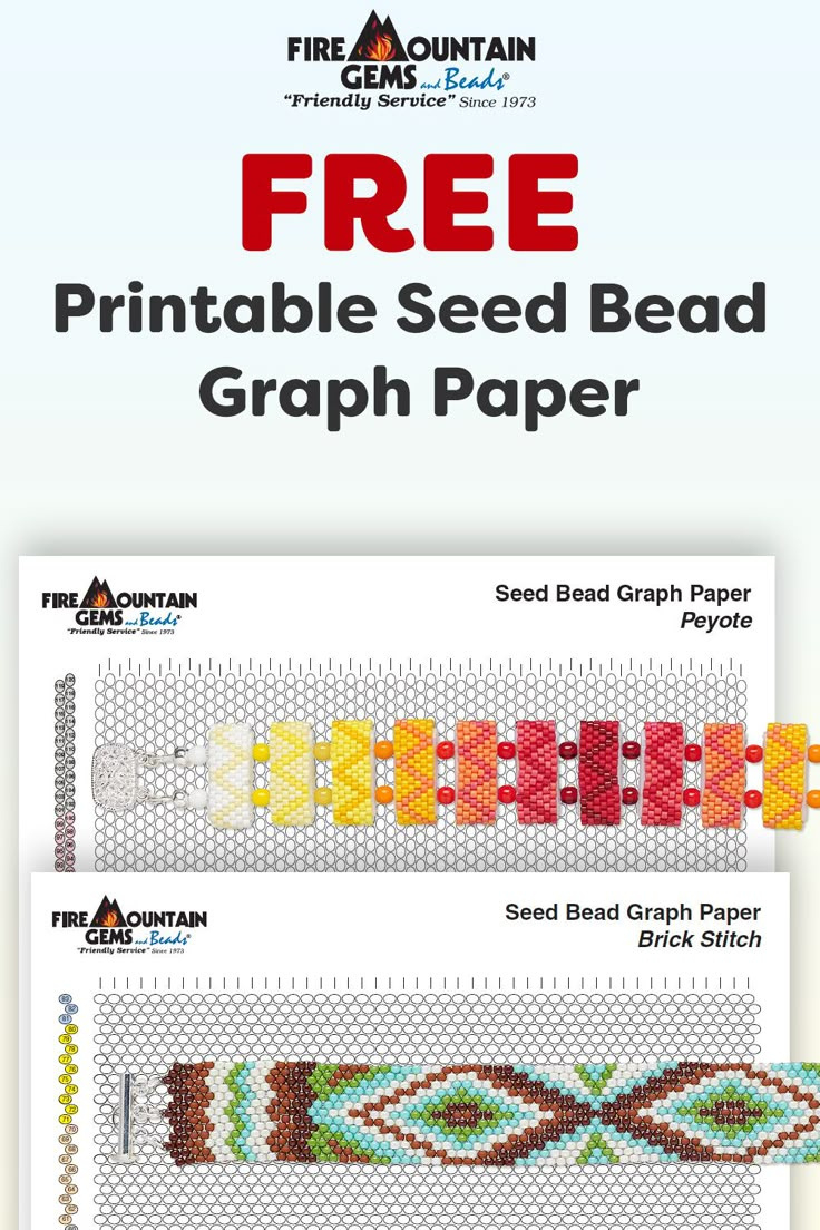 Free Printable Seed Bead Graph Paper throughout Free Printable Seed Beading Patterns