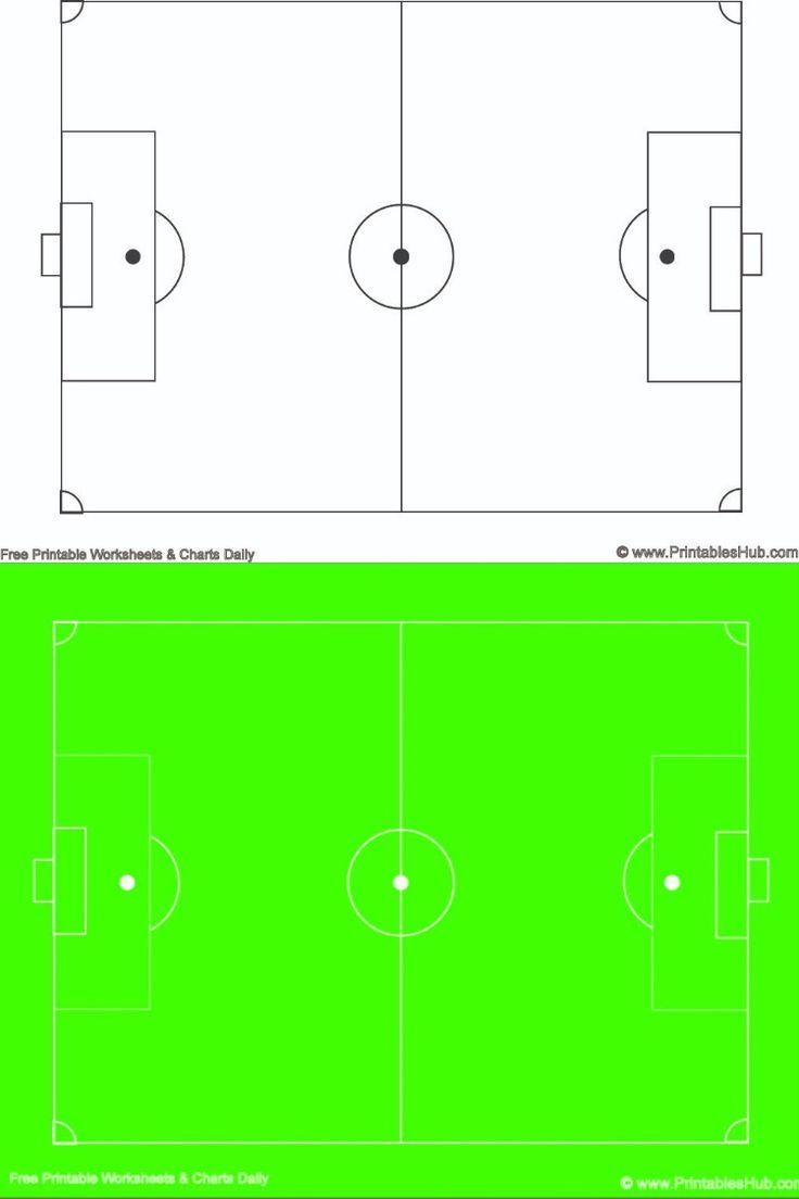 Free Printable Soccer Field Template [Pdf Included] pertaining to Soccer Field Templates Free