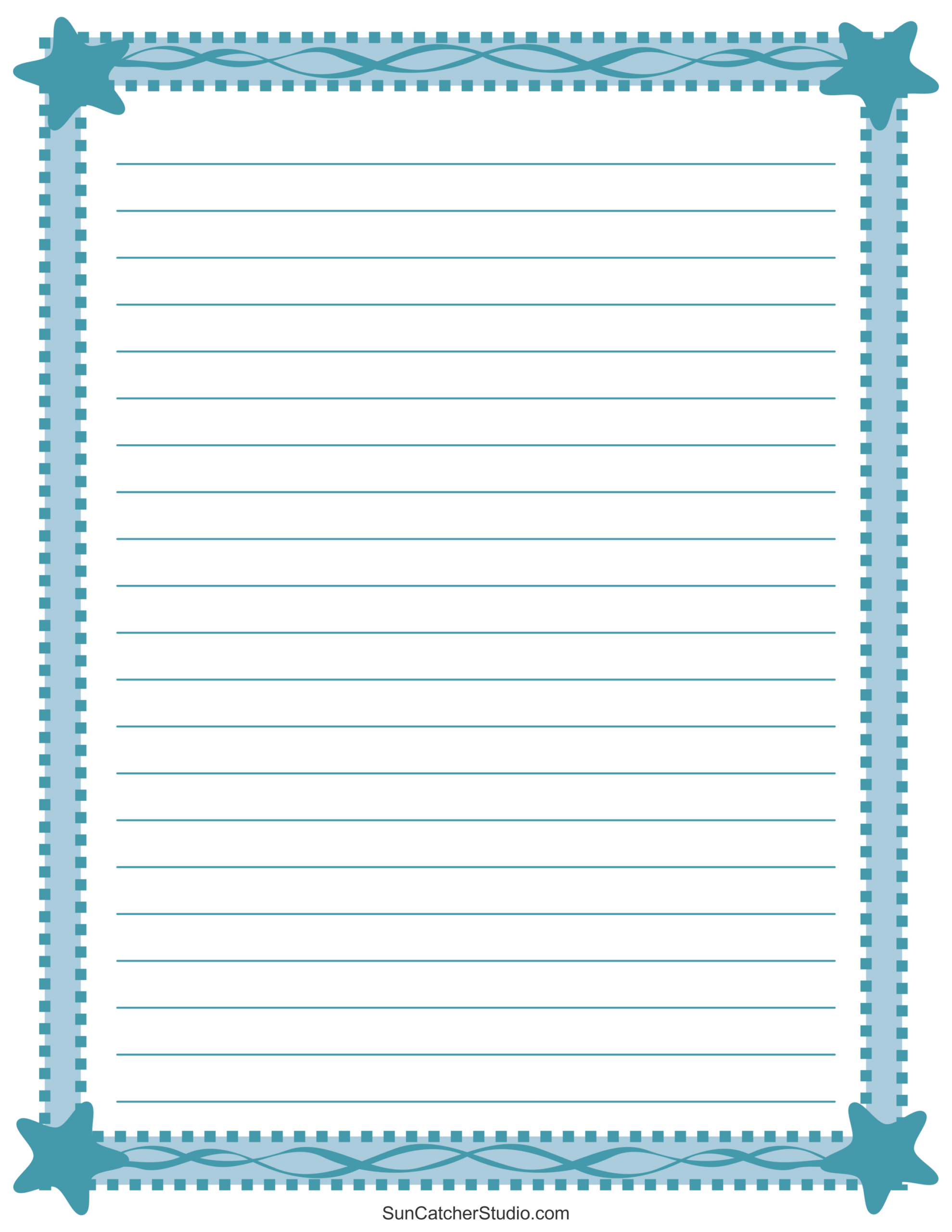 Free Printable Stationery And Lined Letter Writing Paper – Free with regard to Free Stationery Templates With Lines