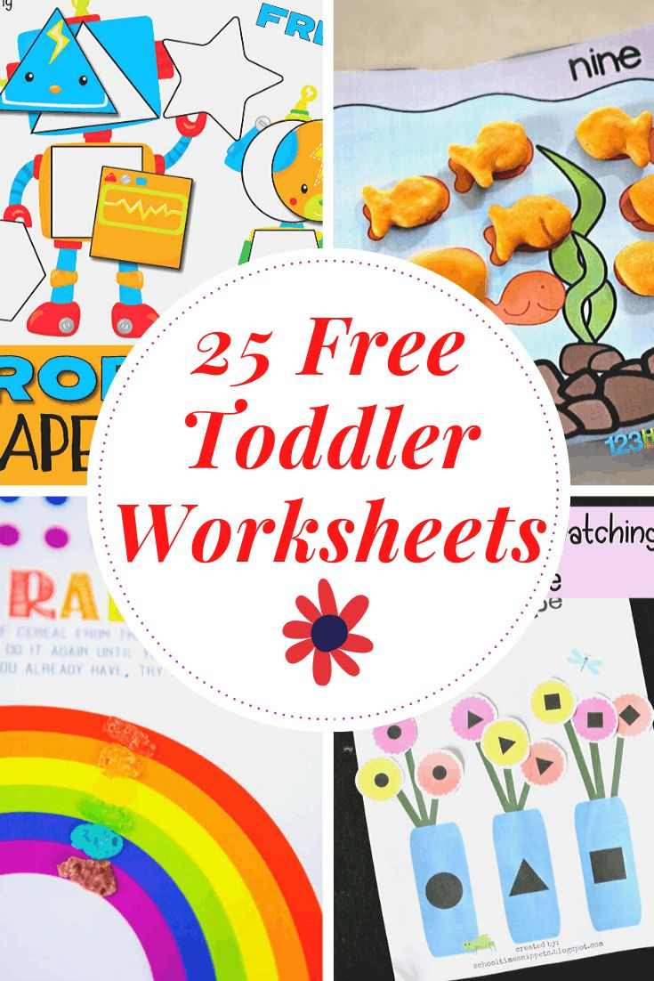 Free Printable Toddler Worksheets pertaining to Free Preschool Printables For 2 Year Olds