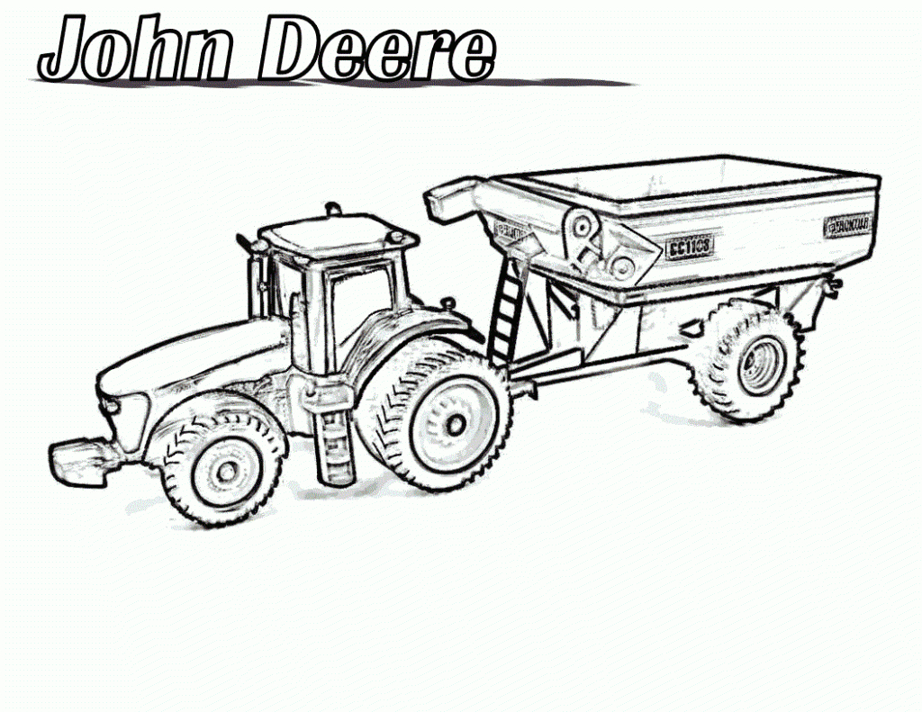 Free Printable Tractor Coloring Pages For Kids with regard to Free John Deere Printables