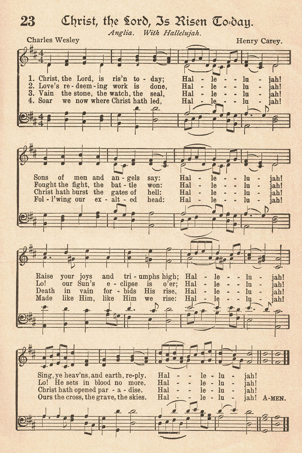 Free Printable Vintage Hymns For Easter • Rose Clearfield inside Free Printable Church Hymns