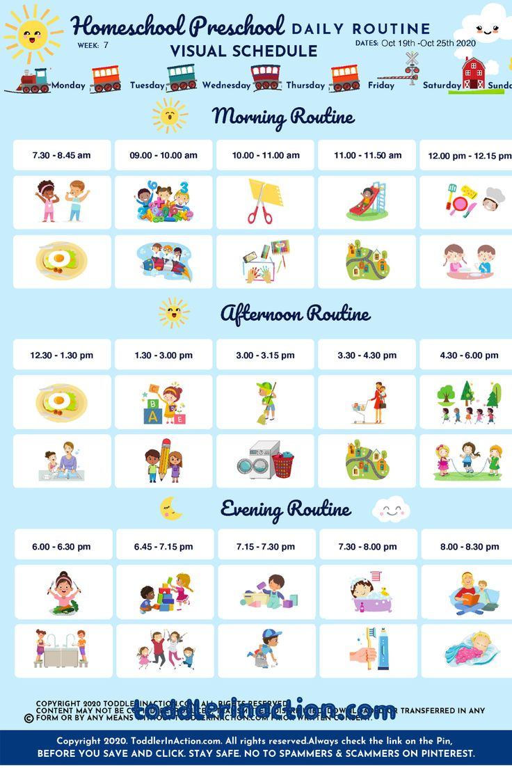 Free Printables For Your Easy Toddler Routine pertaining to Free Printable Daily Schedule For Preschool