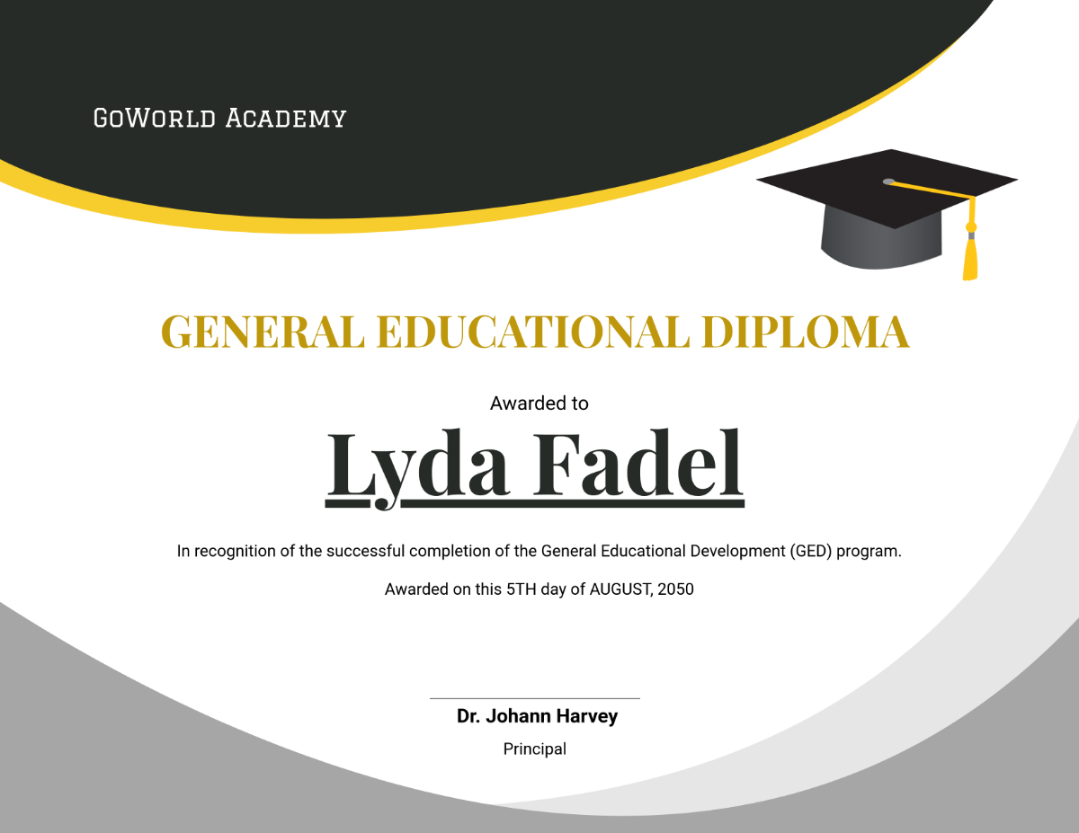 Free Professional Ged Diploma Certificate Template To Edit Online pertaining to Free Printable Printable Ged Certificate