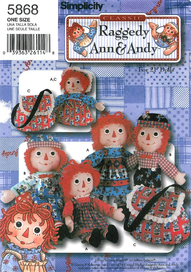 Free Raggedy Online Ann Doll Pattern pertaining to Free Printable Raggedy Ann And Andy Doll Patterns