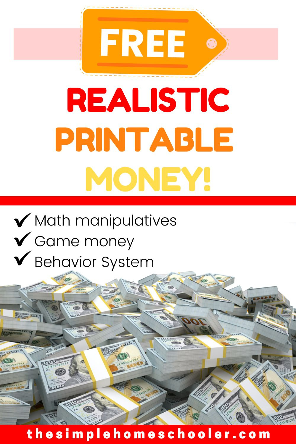 Free Realistic Printable Money: Front And Back, Real Size! - The intended for Free Printable 100 Dollar Bill