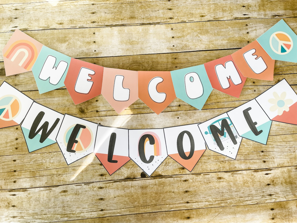 Free Retro Classroom Decor Printables - Shayna Vohs throughout Free Printable Classroom Banners