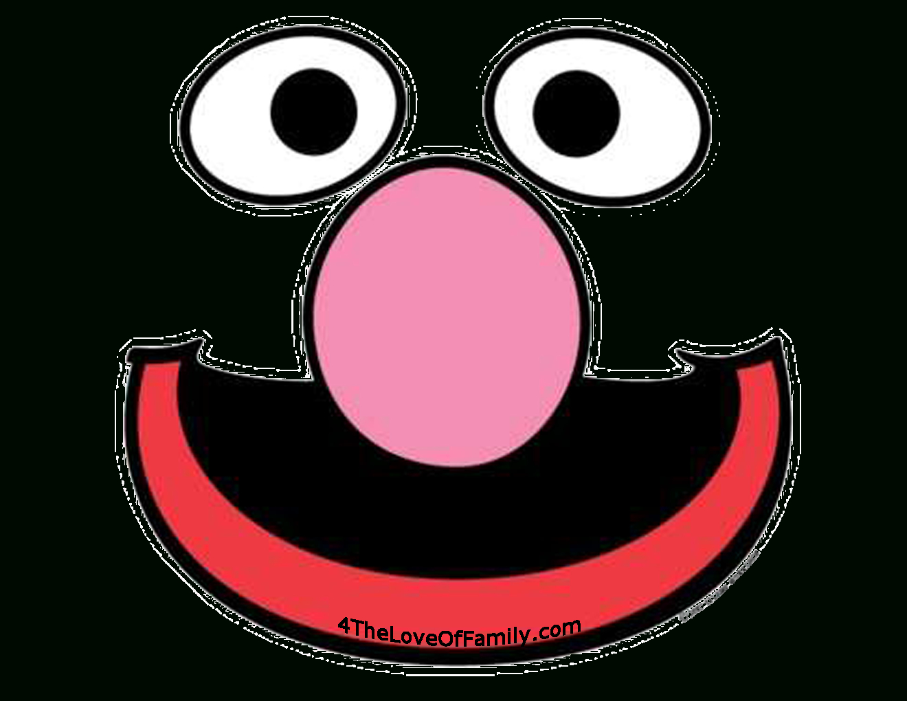 Free Sesame Street Font &amp;amp; Face Printables - 4 The Love Of Family inside Free Printable Sesame Street Character Faces