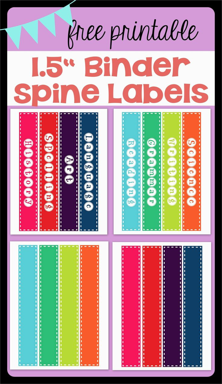 Free Spine Label Template Admirable Free Printable &amp;quot; Binder Spine in Free Binder Spine Template